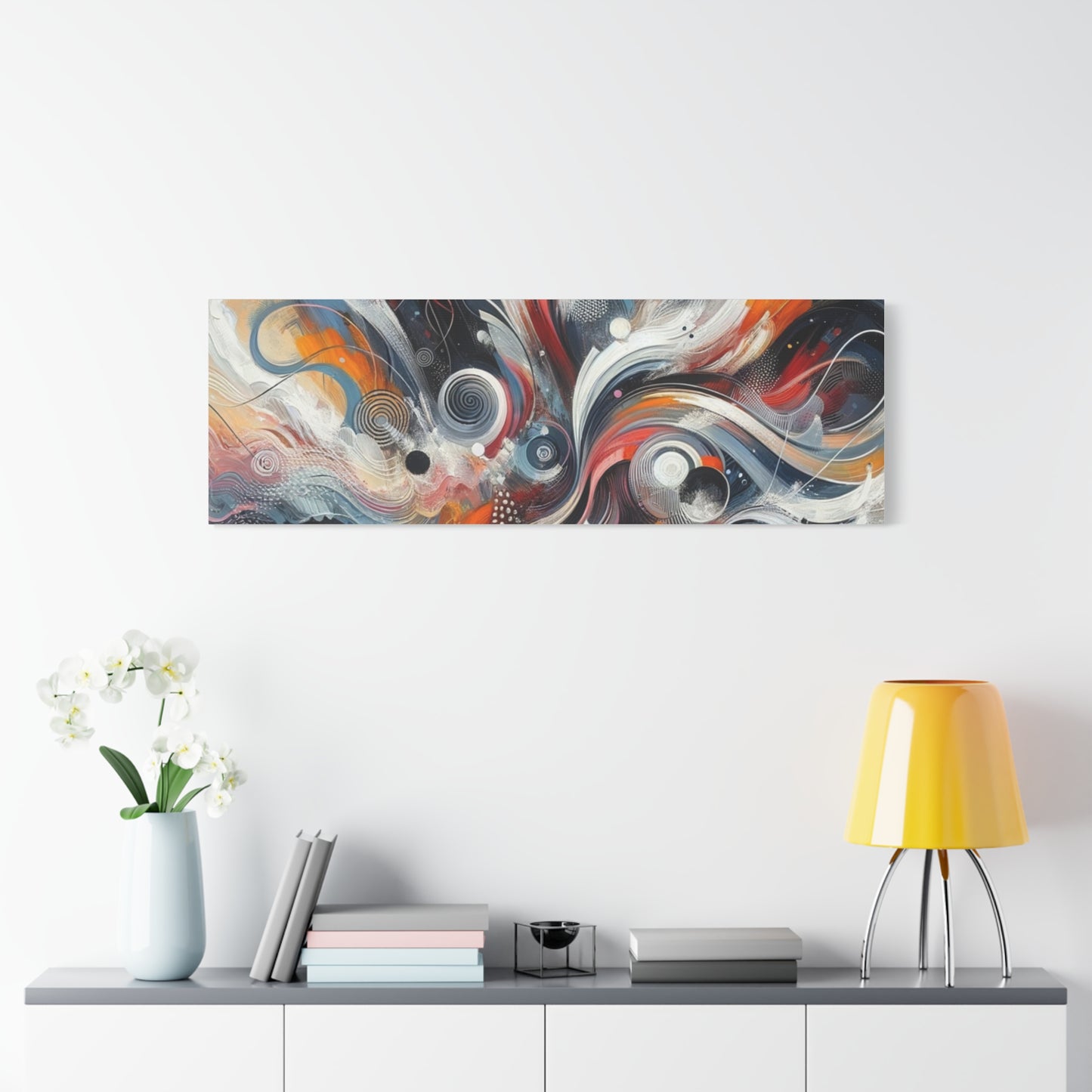 Abstract Swirl Matte Canvas, Stretched, 1.25"