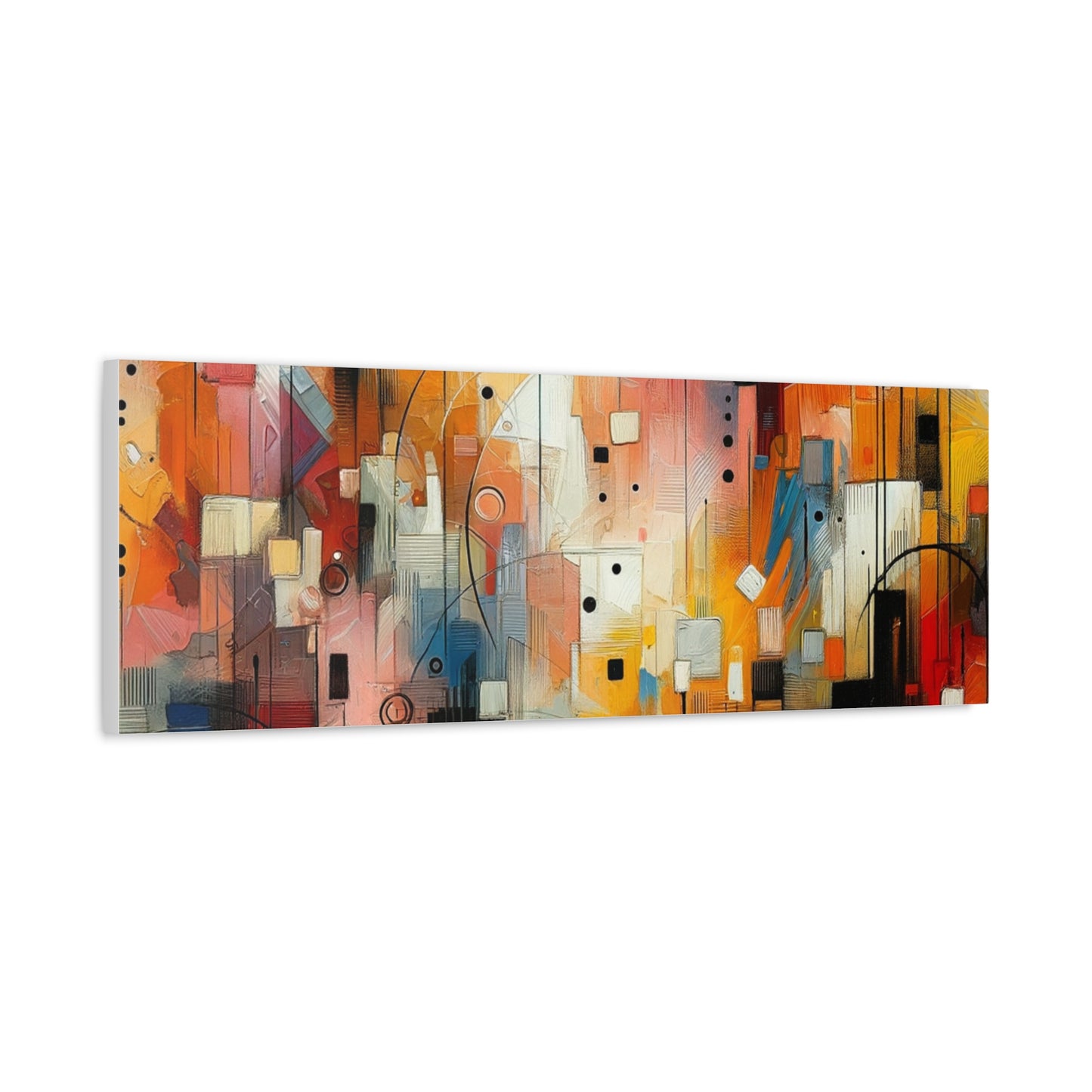 Abstract Geo Art - Matte Canvas, Stretched, 1.25"