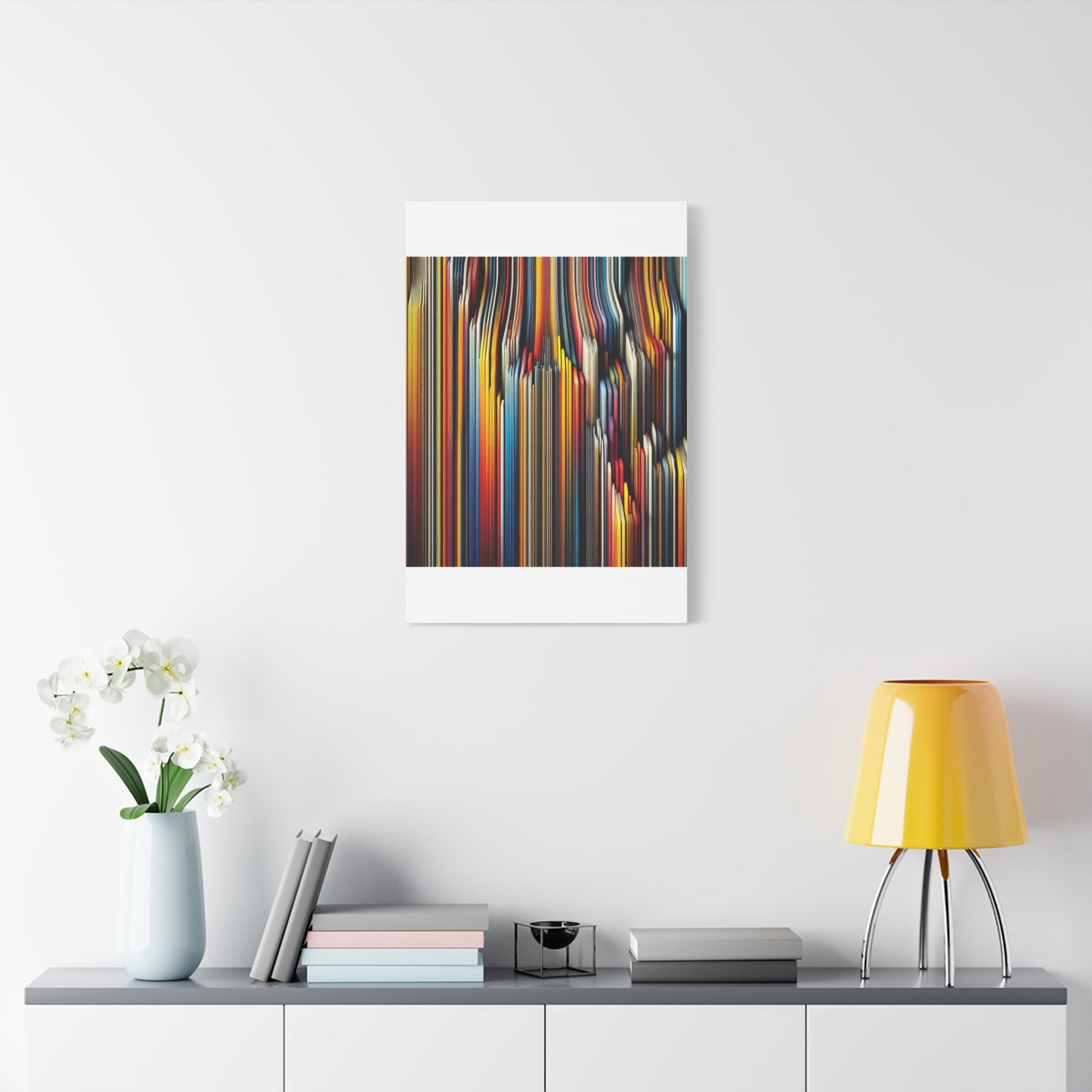 Vibrant Abstract Lines - Matte Canvas, Stretched, 1.25"