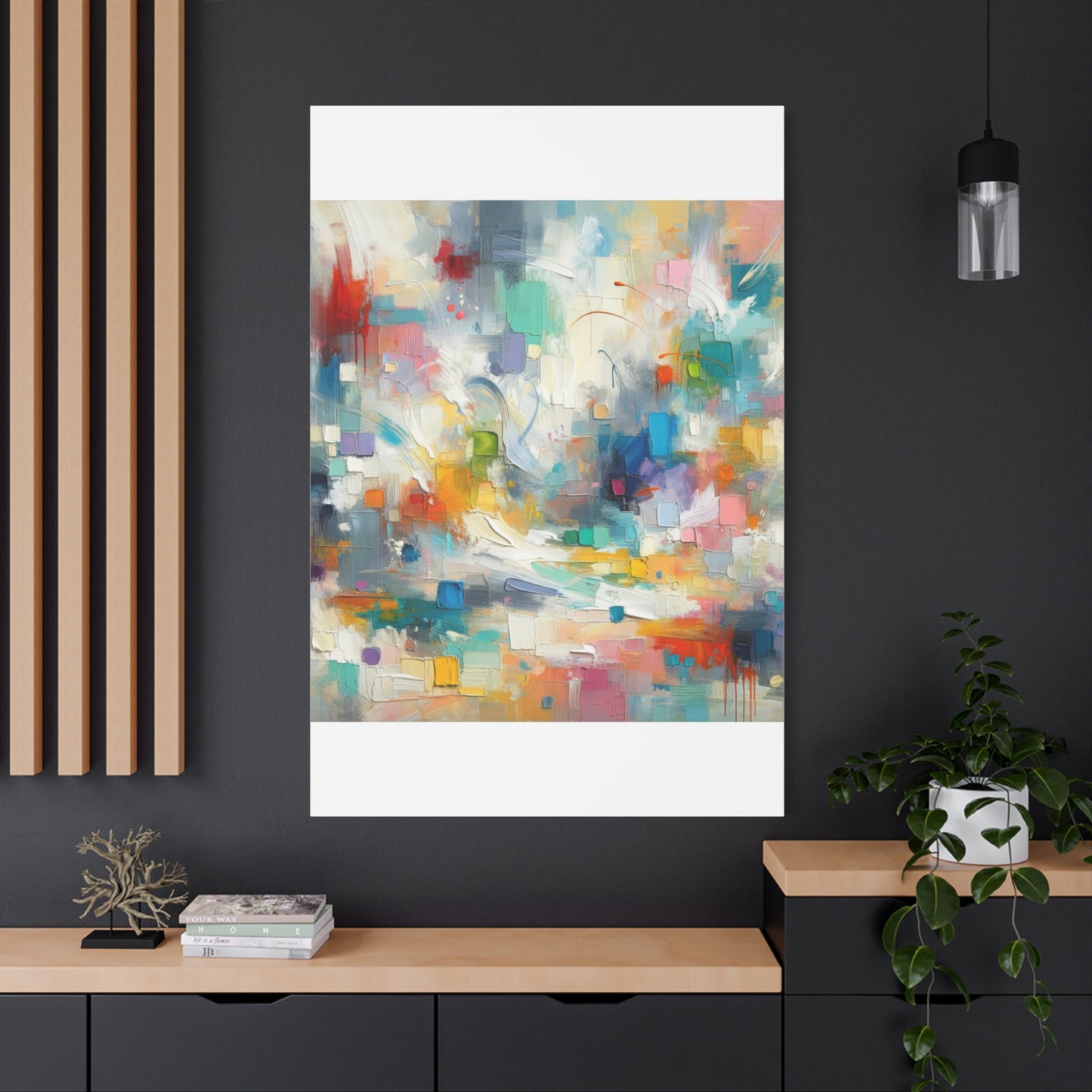 Abstract Color Burst - Matte Canvas, Stretched, 1.25"