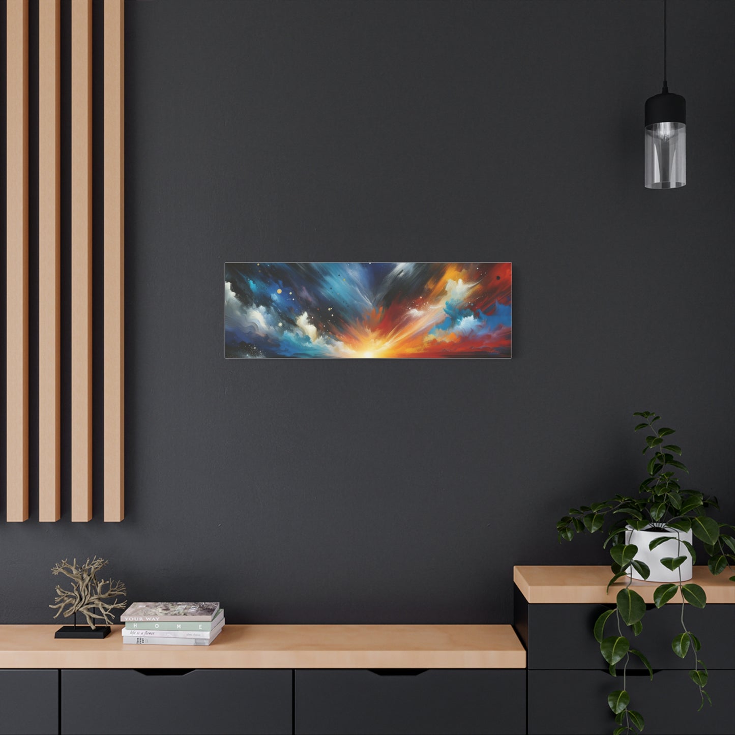 Vibrant Cosmic Sunrise - Matte Canvas, Stretched, 1.25"