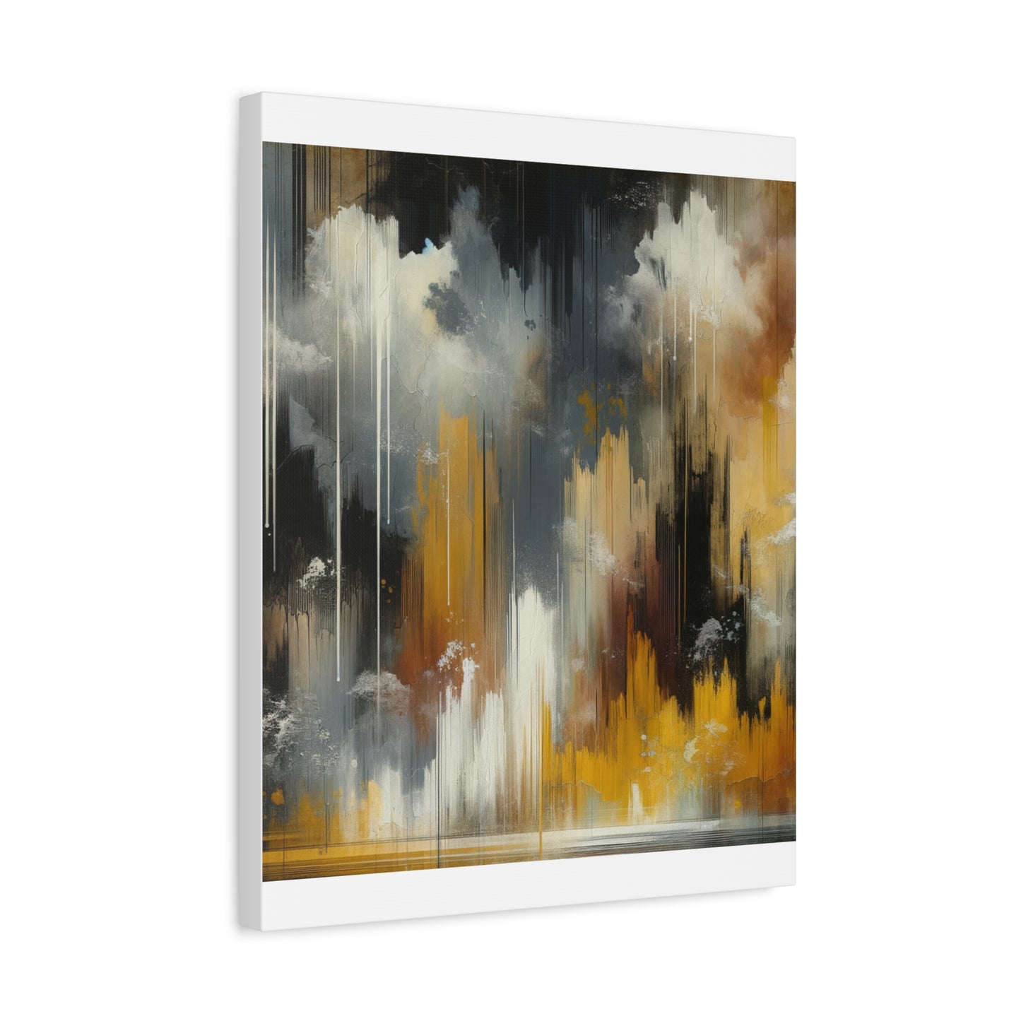 Abstract Drizzle - Matte Canvas, Stretched, 1.25"