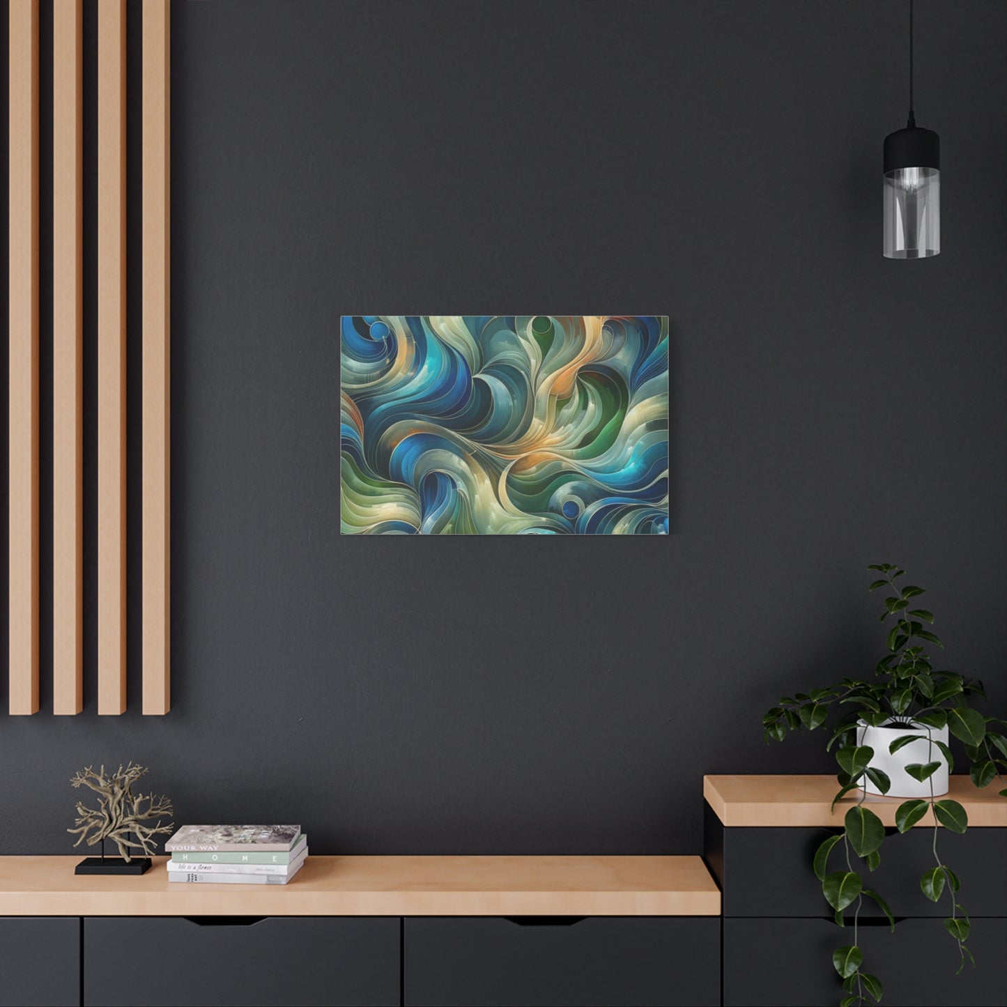 Abstract Swirls - Matte Canvas, Stretched, 1.25"