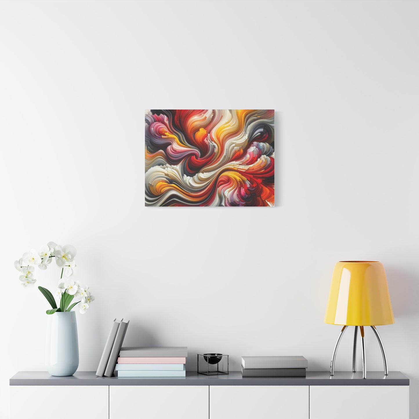 Vibrant Abstract Swirls - Matte Canvas, Stretched, 1.25"