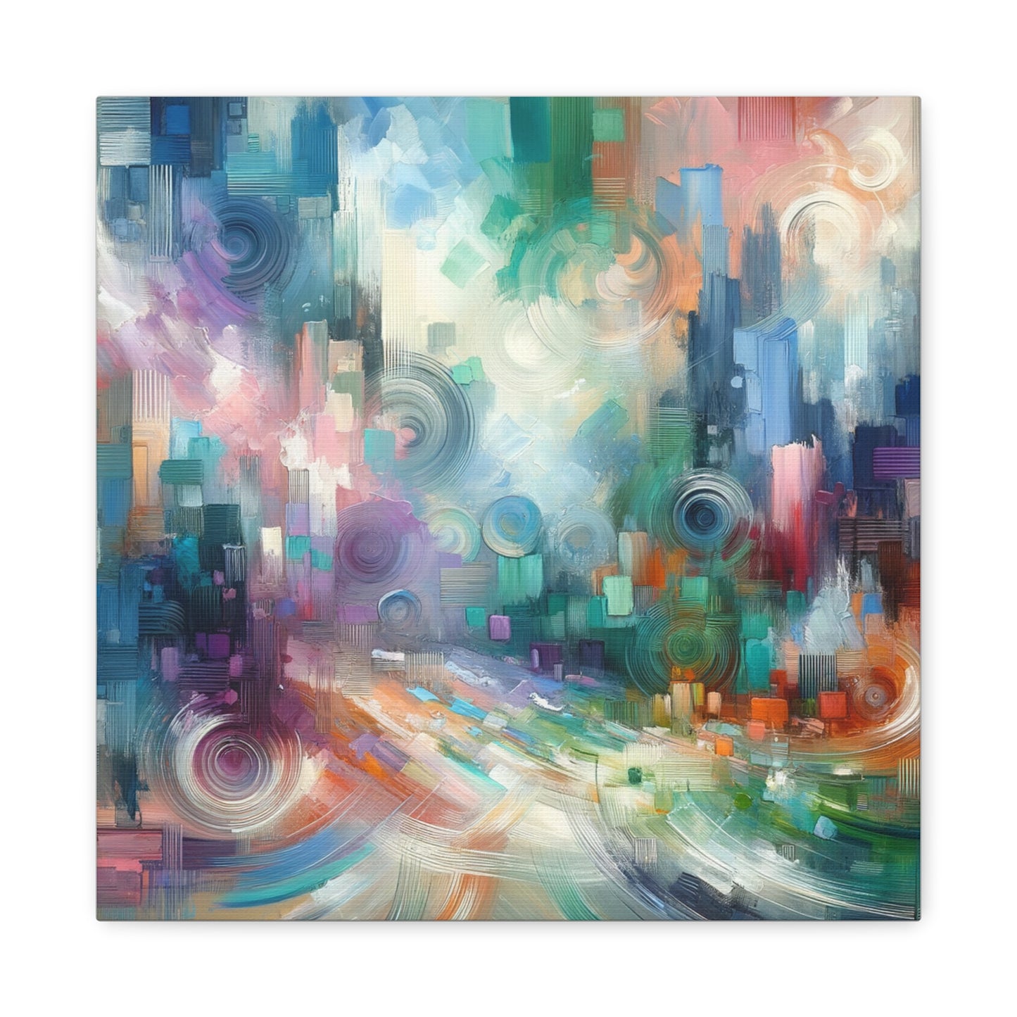 Abstract Color Symphony - Matte Canvas, Stretched, 1.25"