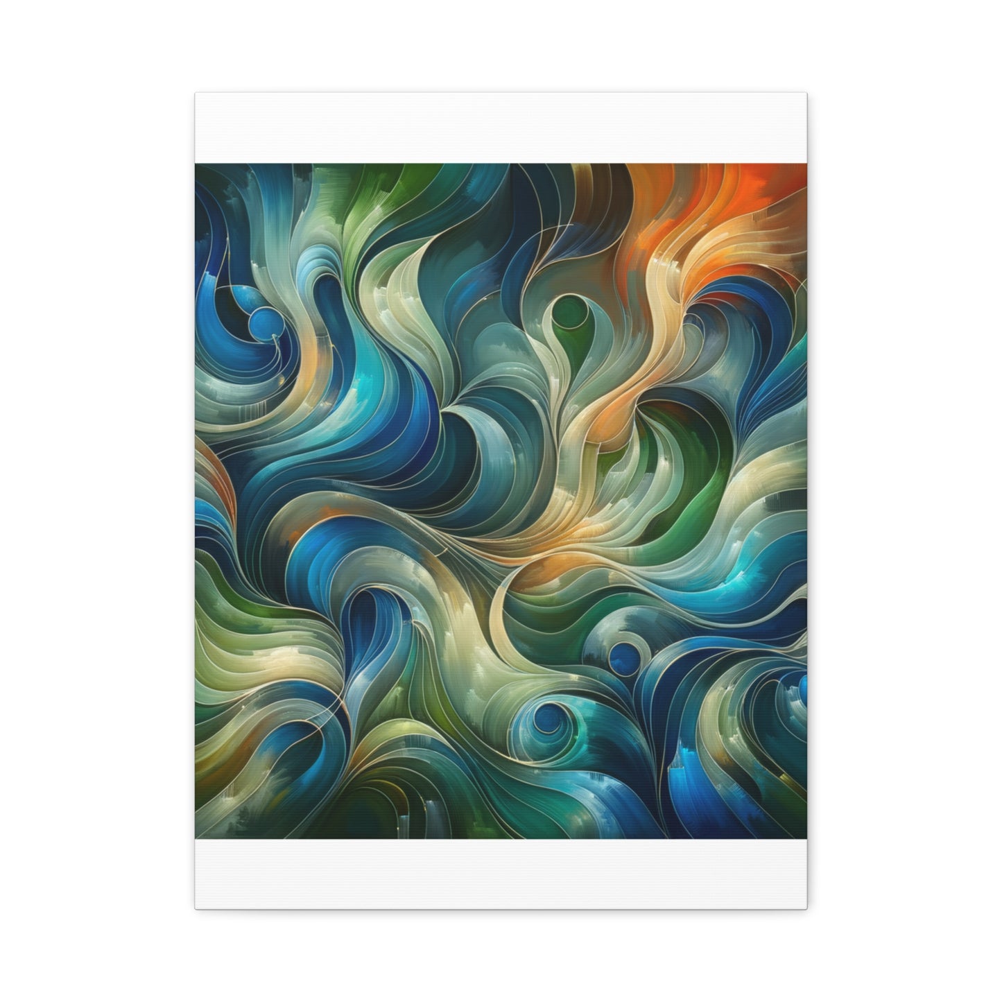 Abstract Swirls - Matte Canvas, Stretched, 1.25"