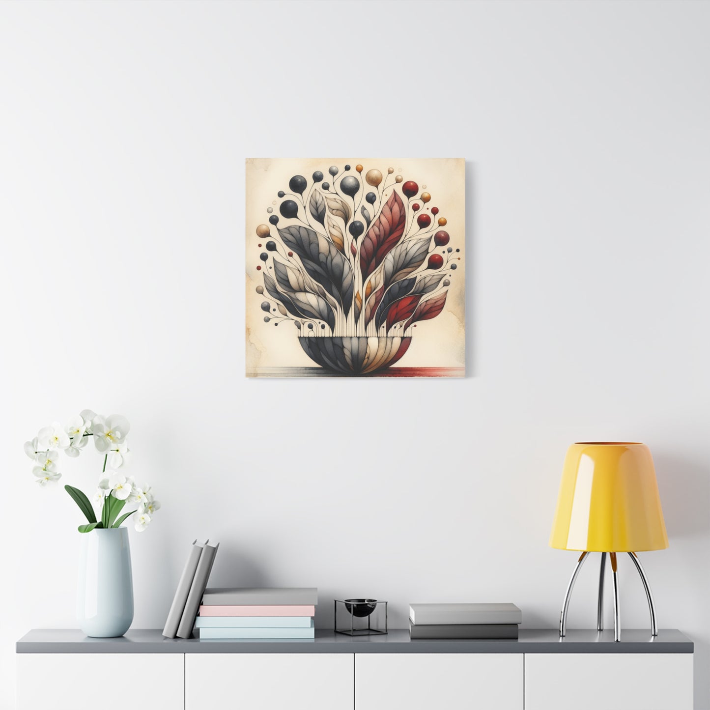 Abstract Floral Art - Matte Canvas, Stretched, 1.25"