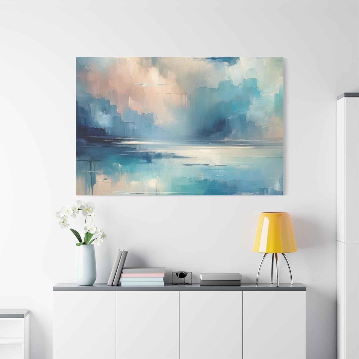 Abstract Sky Reflection - Matte Canvas, Stretched, 1.25"