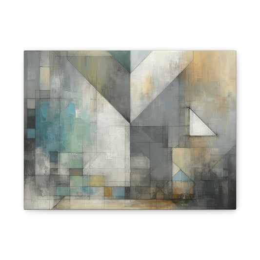 Geometric Abstraction Canvas Art - Matte Canvas, Stretched, 1.25"