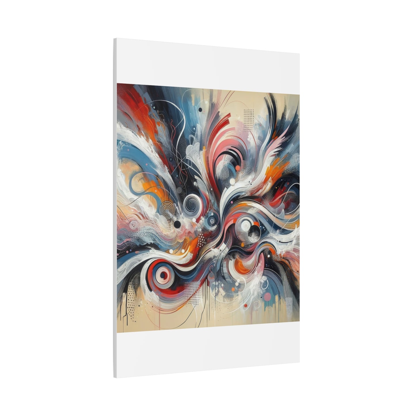 Abstract Swirl Matte Canvas, Stretched, 1.25"