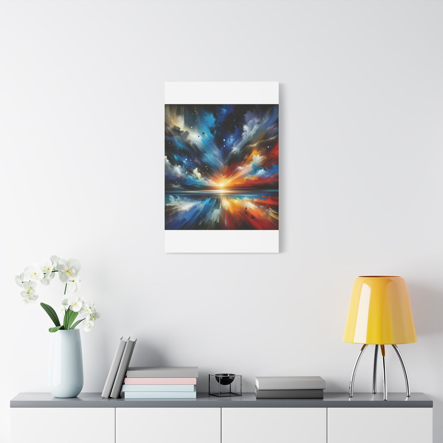 Vibrant Cosmic Sunrise - Matte Canvas, Stretched, 1.25"