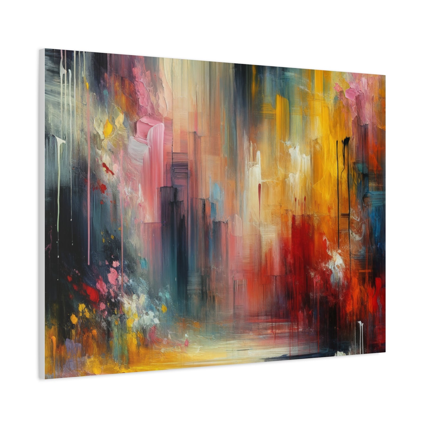 Abstract Brushstrokes - Matte Canvas, Stretched, 1.25"