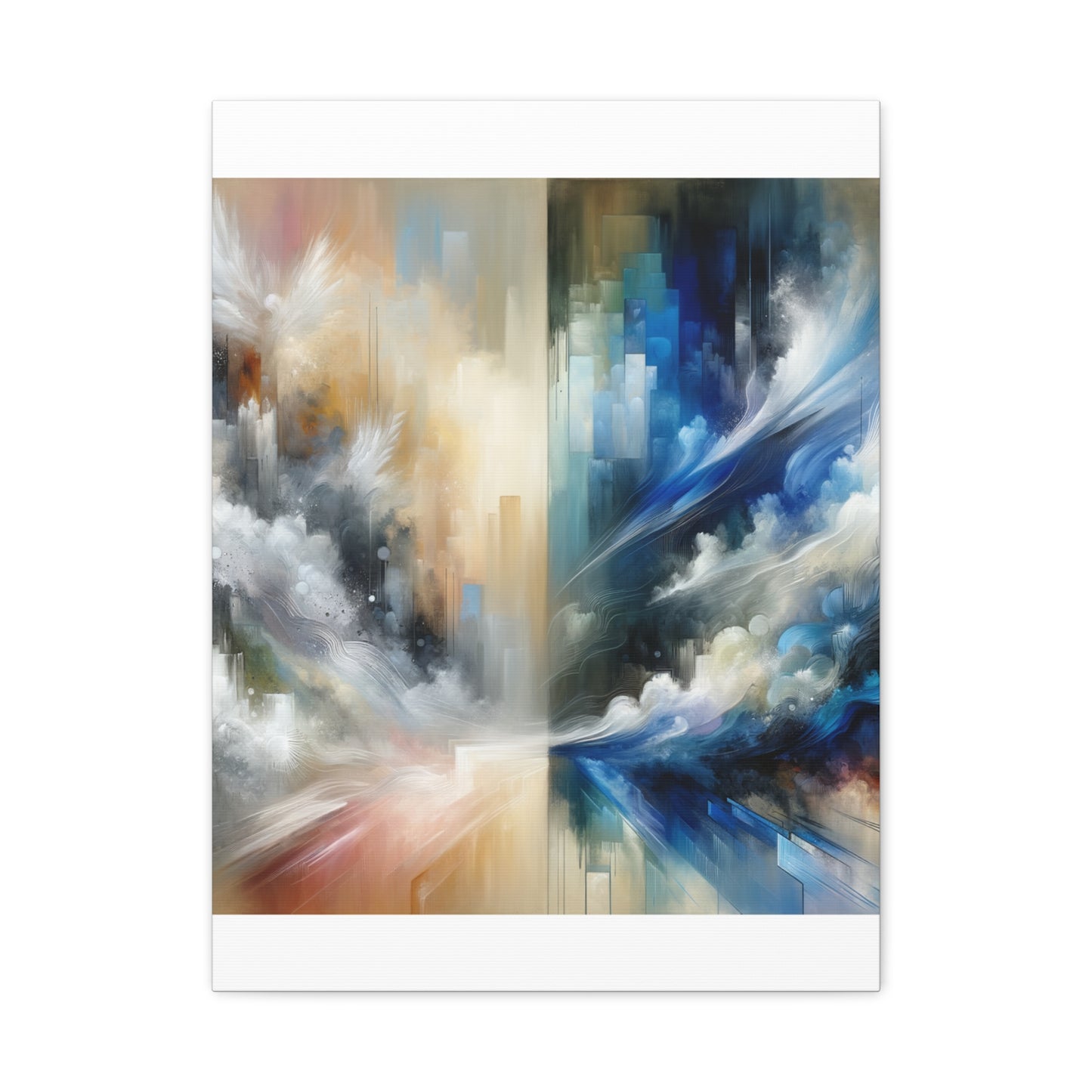 Abstract Duality - Matte Canvas, Stretched, 1.25"