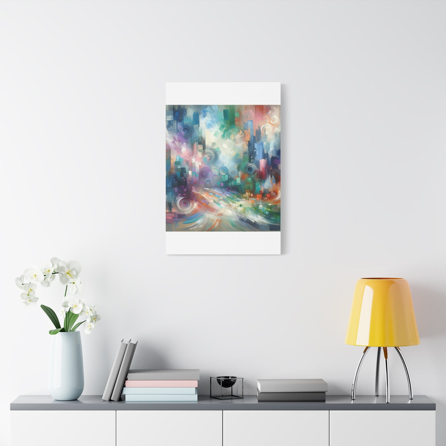 Abstract Color Symphony - Matte Canvas, Stretched, 1.25"