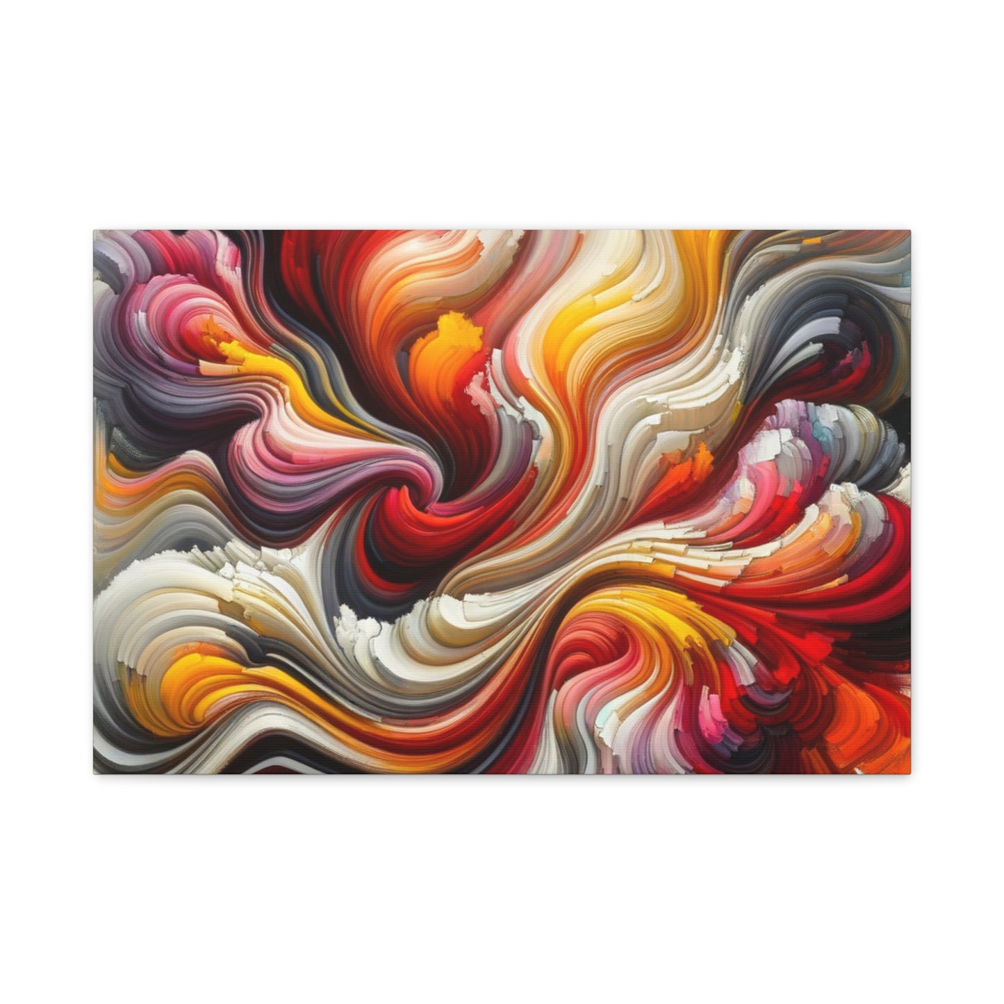 Vibrant Abstract Swirls - Matte Canvas, Stretched, 1.25"