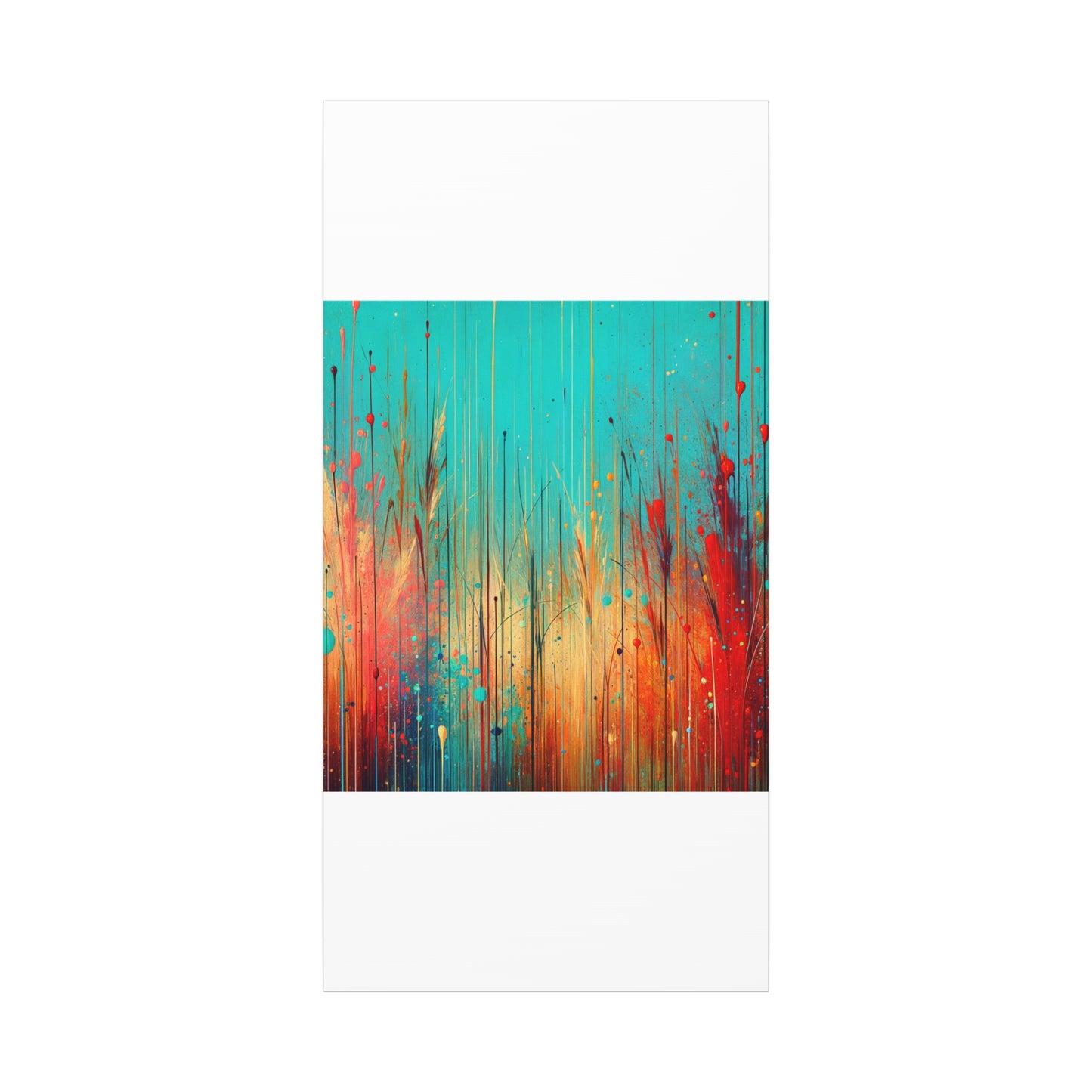 Vibrant Abstract Landscape - Matte Canvas, Stretched, 1.25"