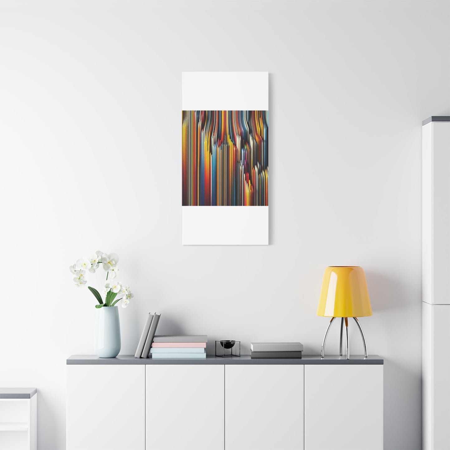 Vibrant Abstract Lines - Matte Canvas, Stretched, 1.25"