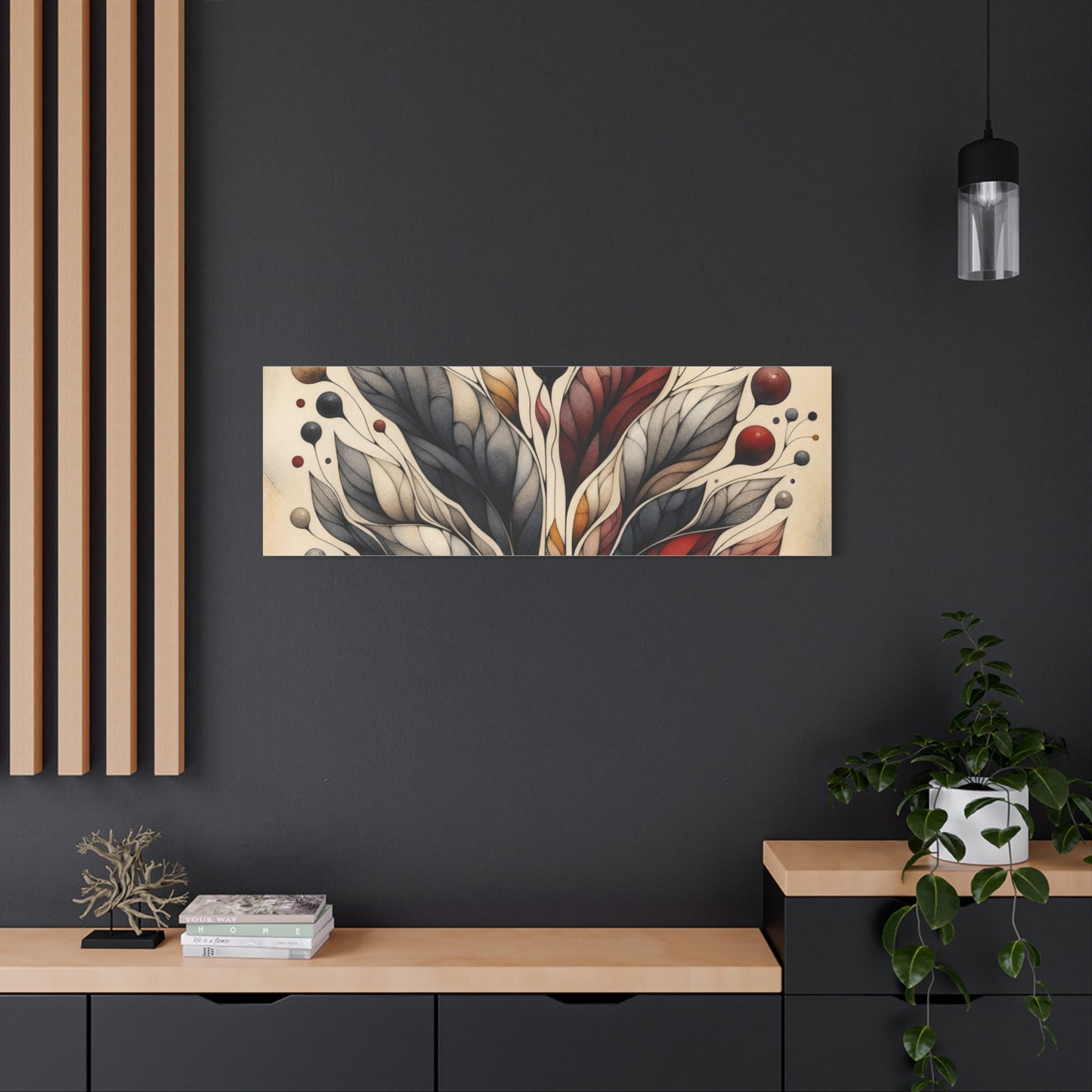 Abstract Floral Art - Matte Canvas, Stretched, 1.25"