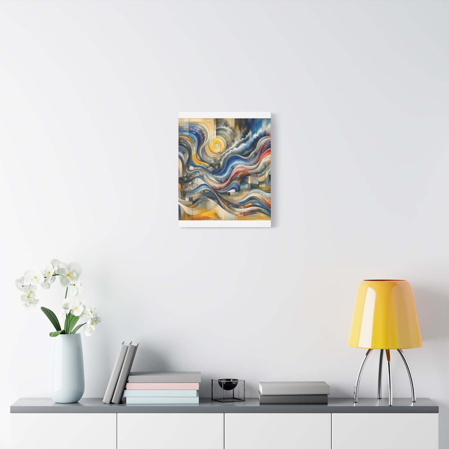 Abstract Waves - Matte Canvas, Stretched, 1.25"