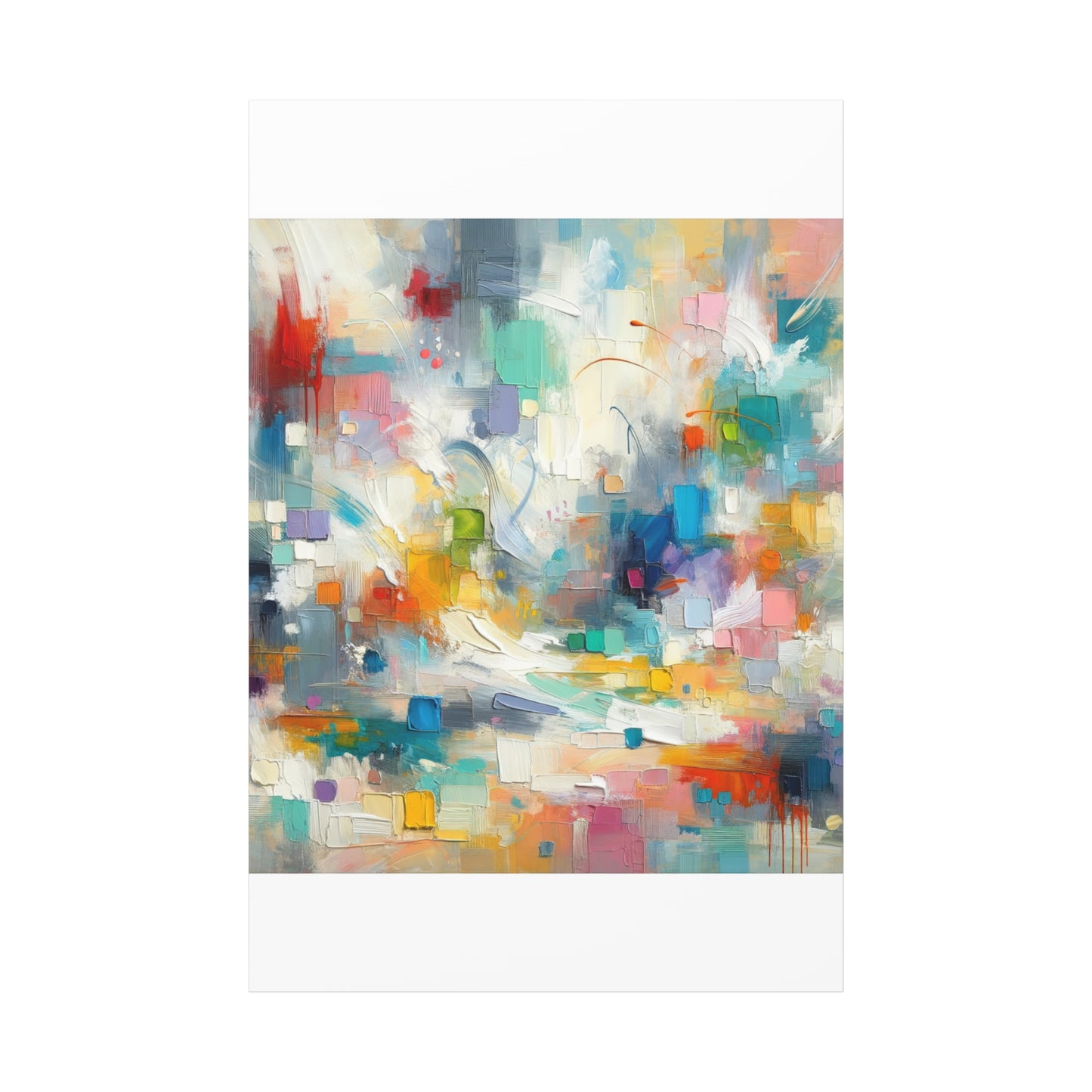 Abstract Color Burst - Matte Canvas, Stretched, 1.25"