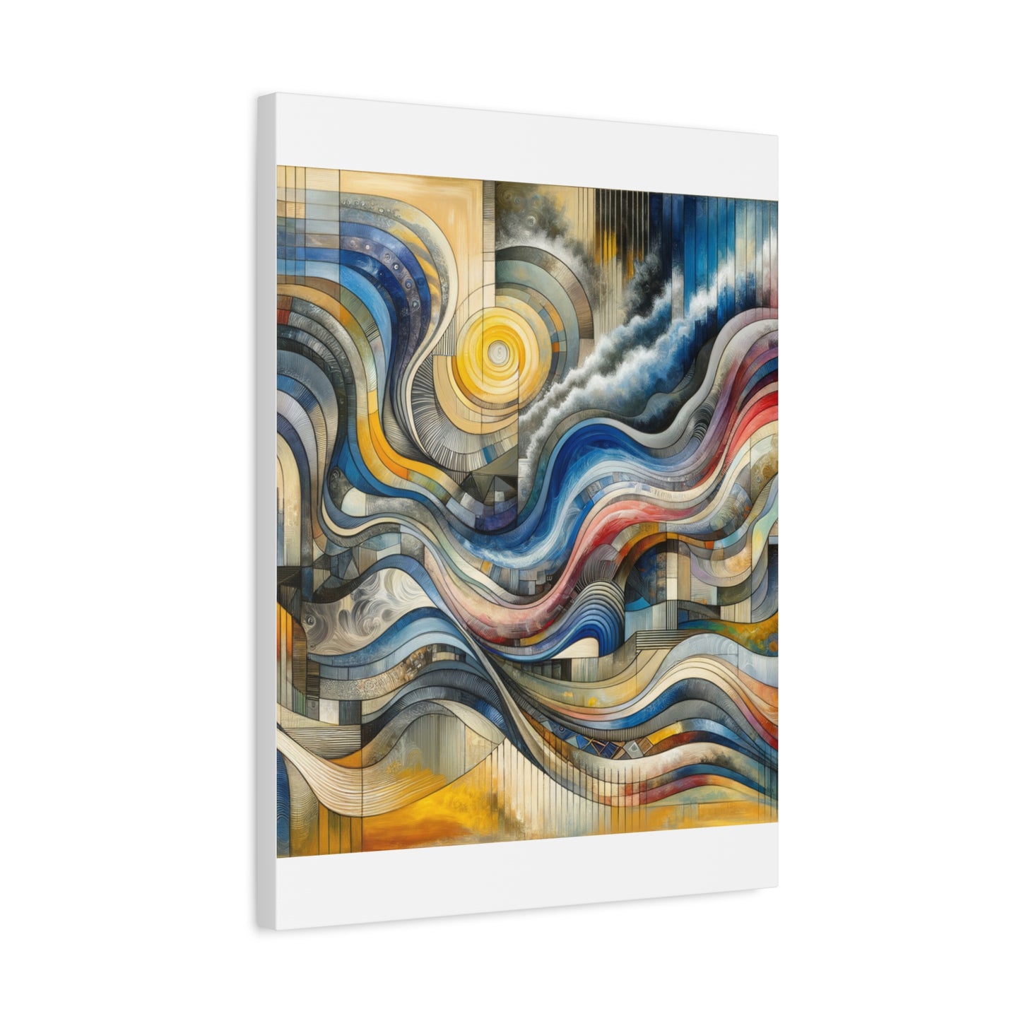 Abstract Waves - Matte Canvas, Stretched, 1.25"