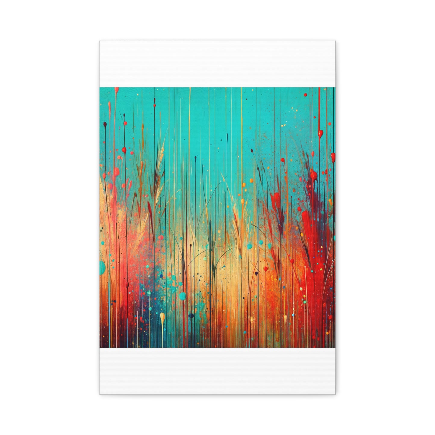 Vibrant Abstract Landscape - Matte Canvas, Stretched, 1.25"