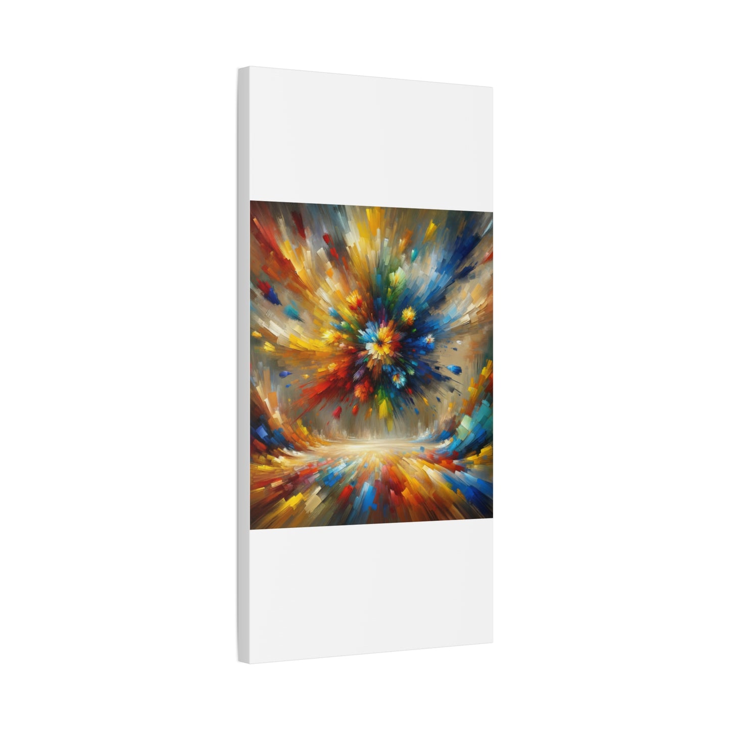 Abstract Burst of Colors - Matte Canvas, Stretched, 1.25"