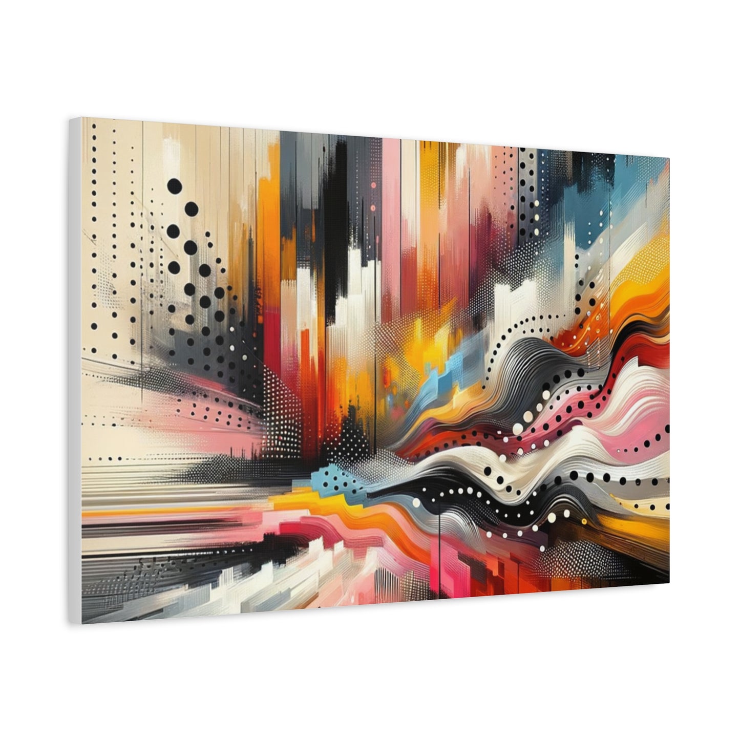 Abstract Color Symphony - Matte Canvas, Stretched, 1.25"