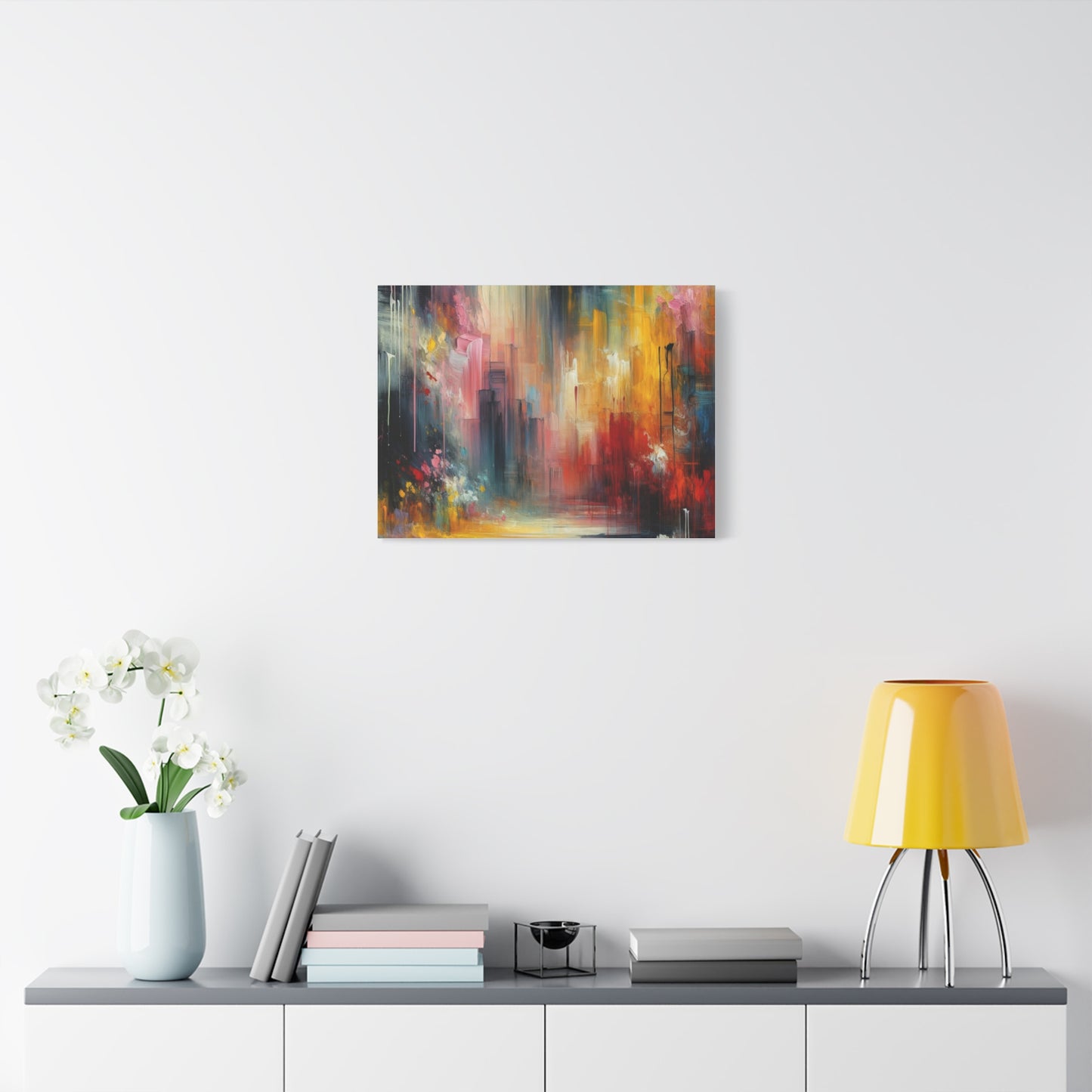 Abstract Brushstrokes - Matte Canvas, Stretched, 1.25"