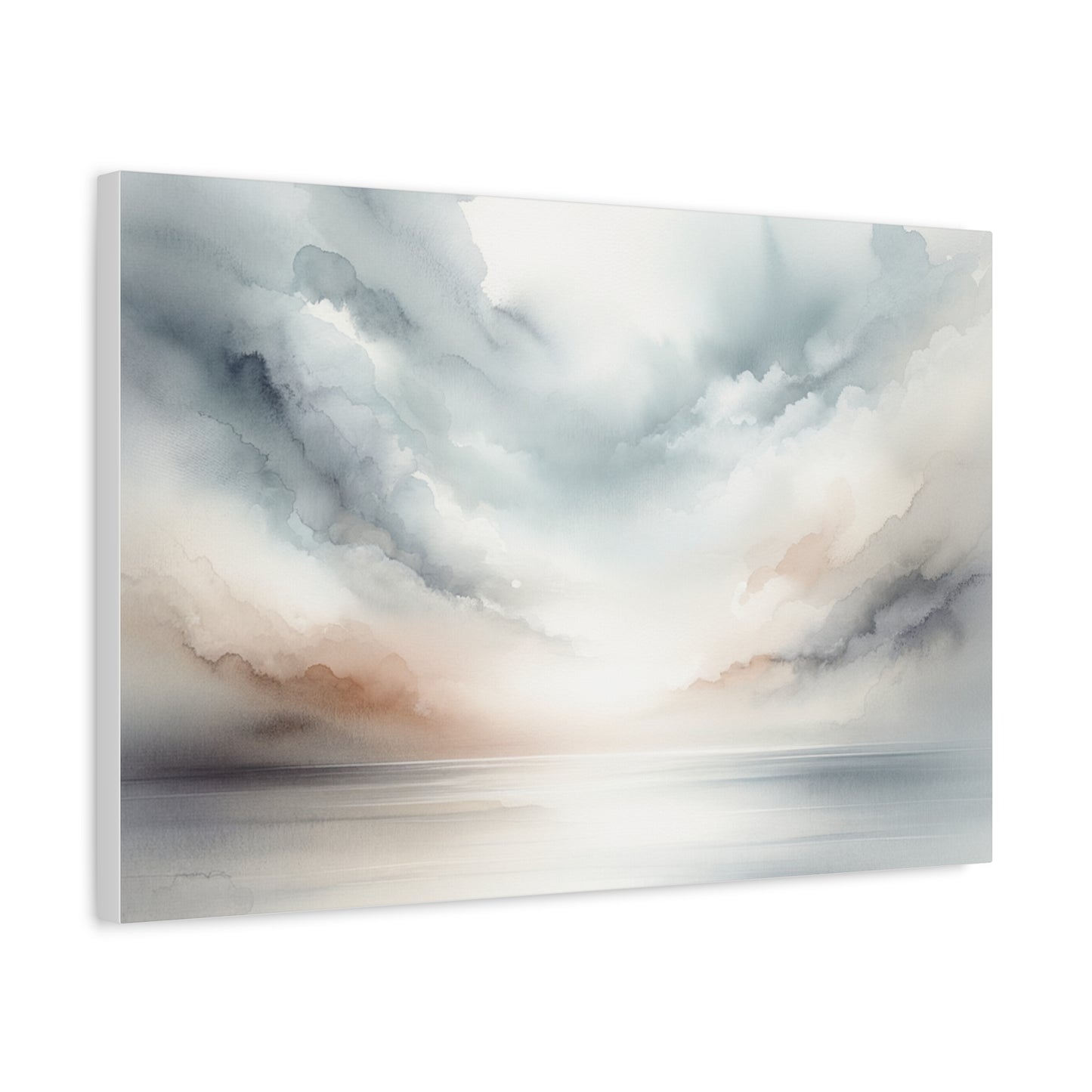 Matte Canvas, Stretched, 1.25" - Serene Watercolor Sky