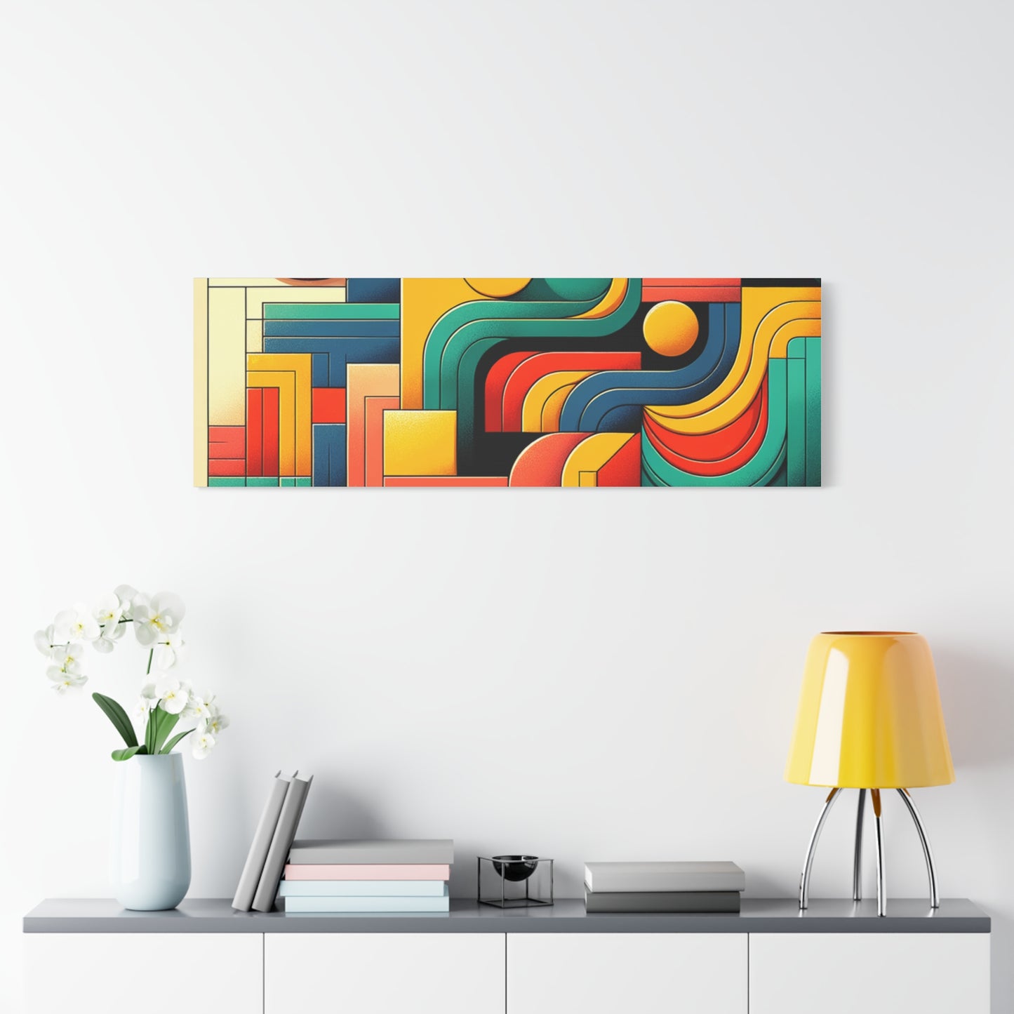 Abstract Geometric Design - Matte Canvas, Stretched, 1.25"