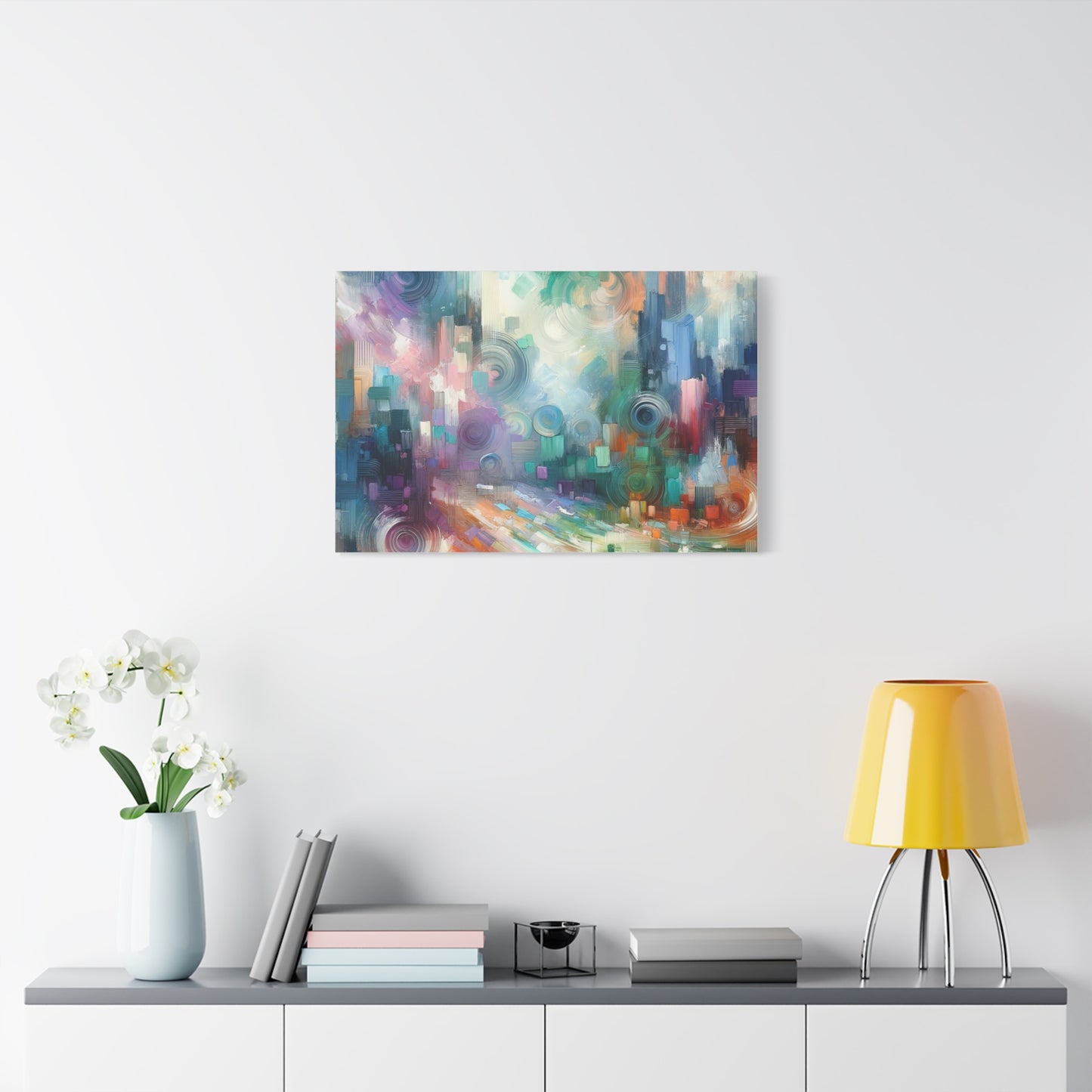 Abstract Color Symphony - Matte Canvas, Stretched, 1.25"