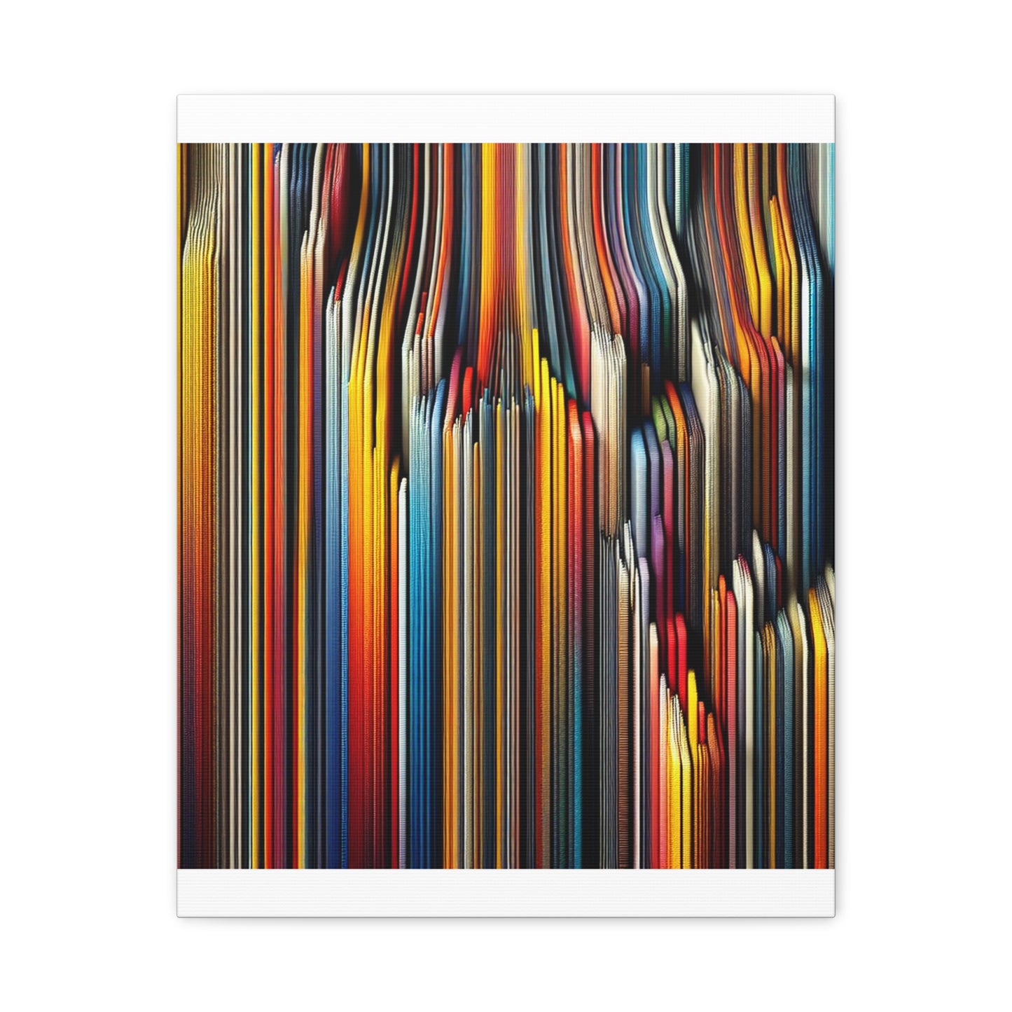 Vibrant Abstract Lines - Matte Canvas, Stretched, 1.25"