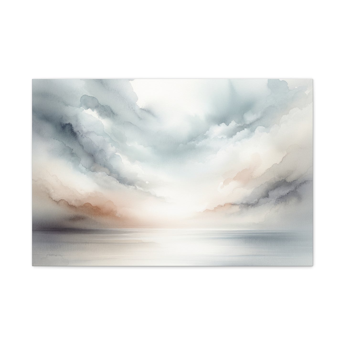 Matte Canvas, Stretched, 1.25" - Serene Watercolor Sky