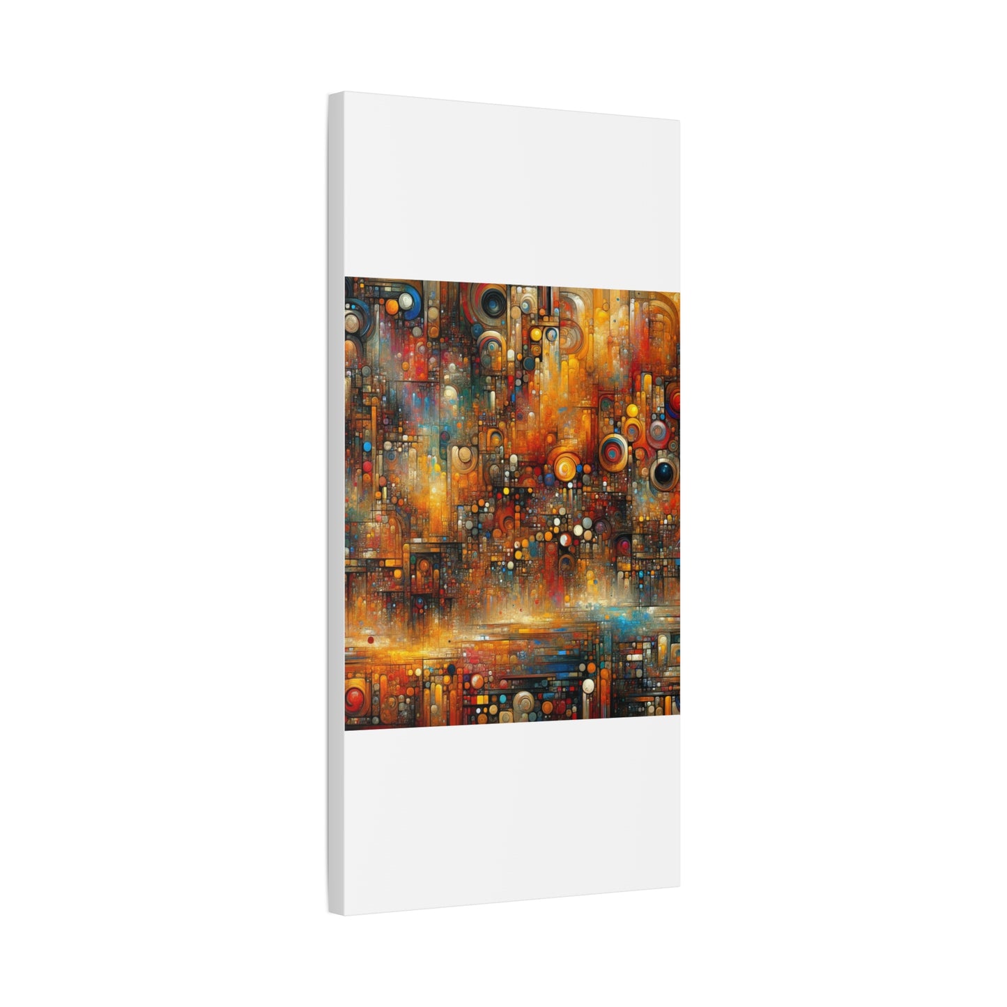 Abstract Geometric Harmony - Matte Canvas, Stretched, 1.25"