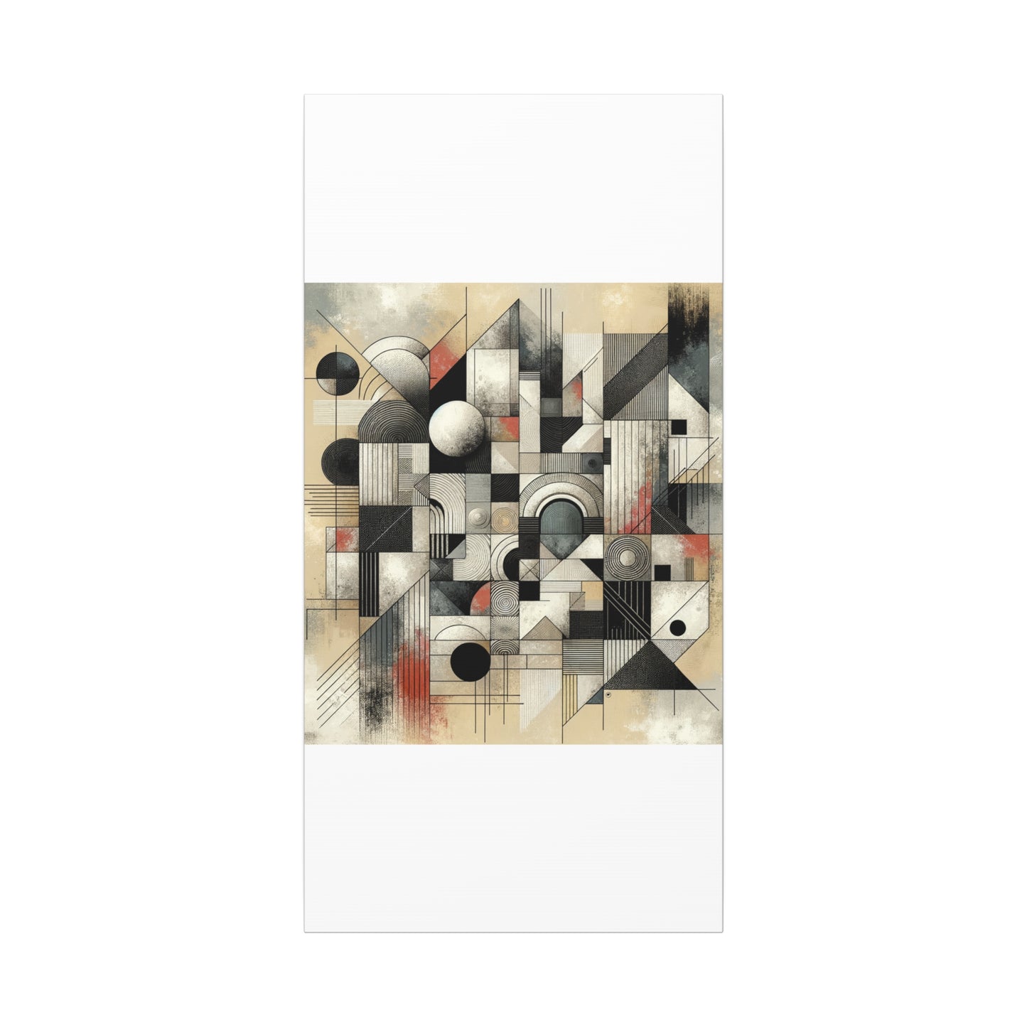 Abstract Geometry Matte Canvas, Stretched, 1.25"