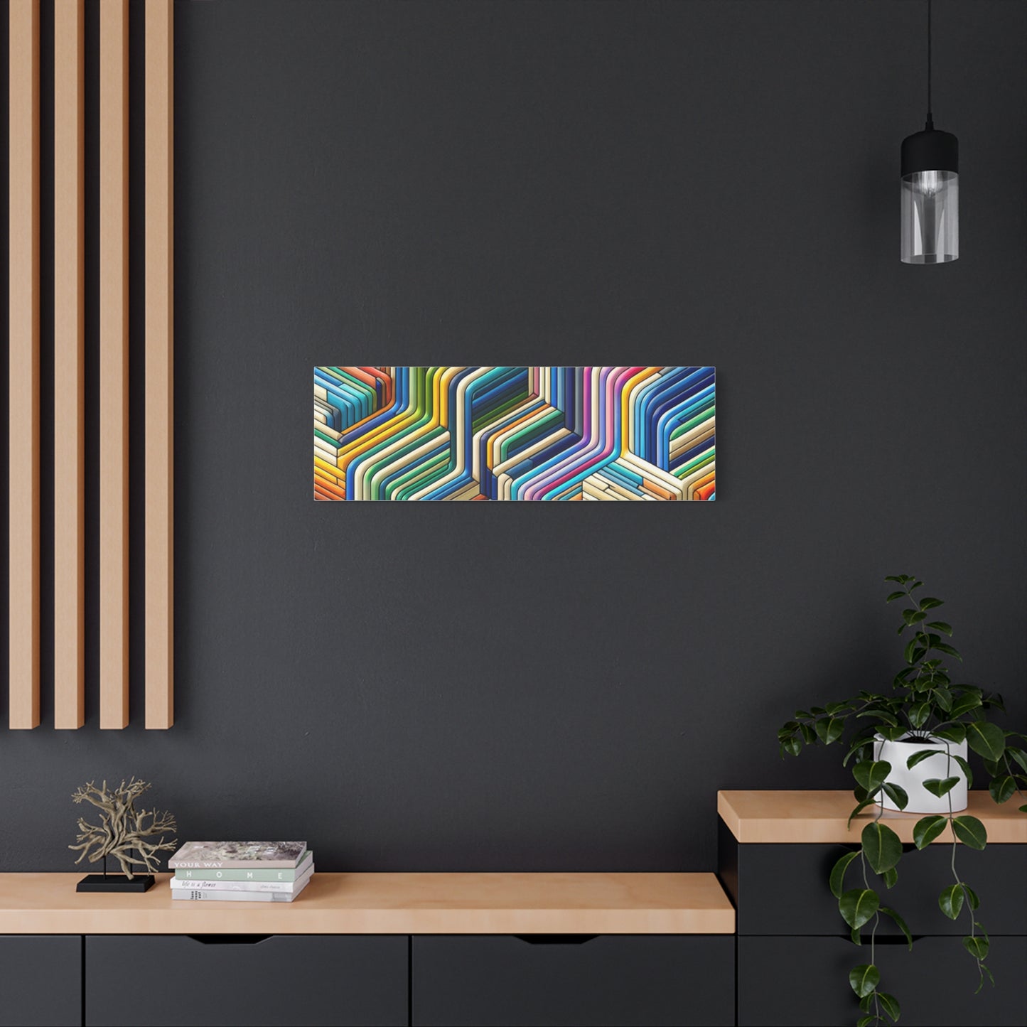 Colorful Geometric Pattern - Matte Canvas, Stretched, 1.25"