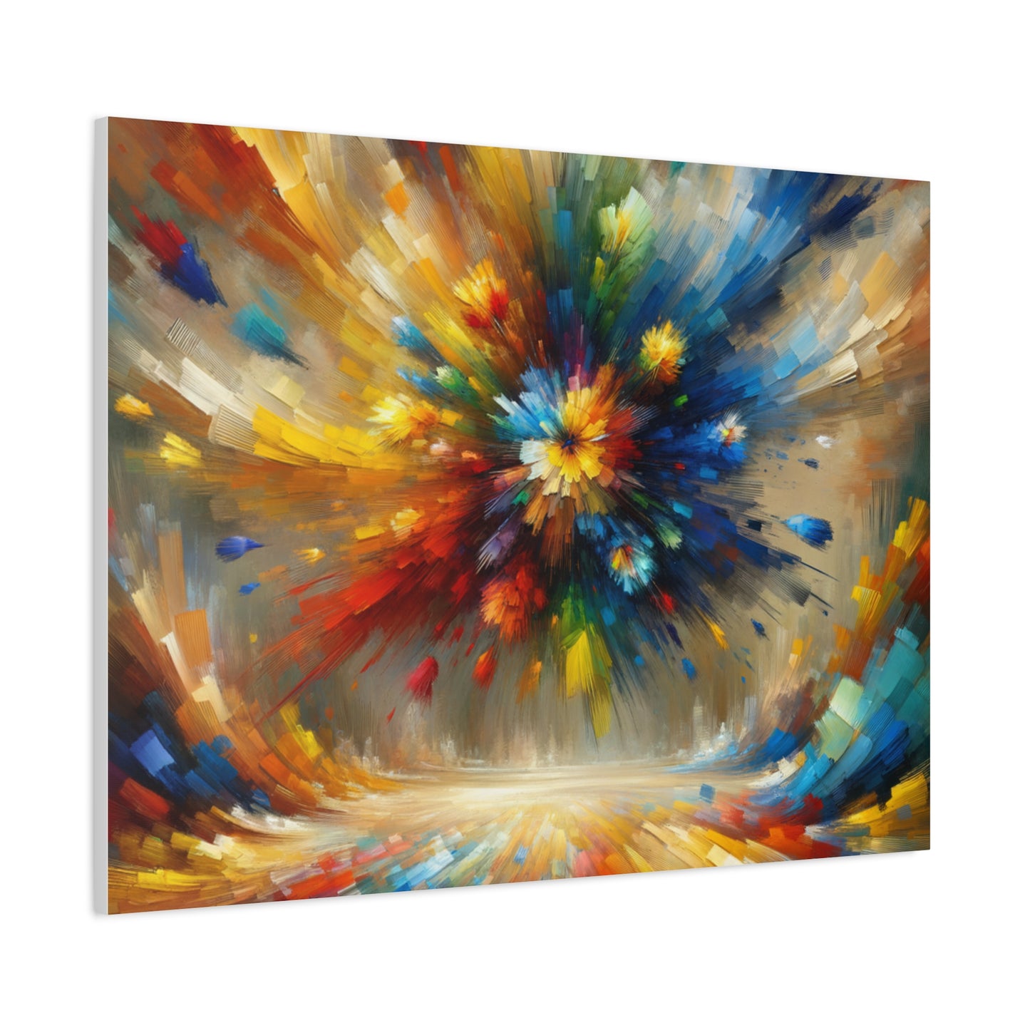 Abstract Burst of Colors - Matte Canvas, Stretched, 1.25"