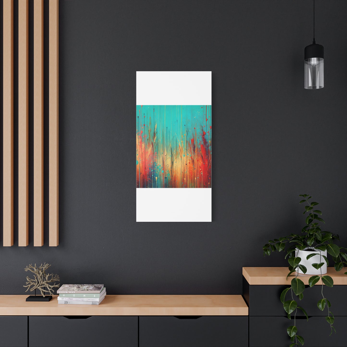 Vibrant Abstract Landscape - Matte Canvas, Stretched, 1.25"