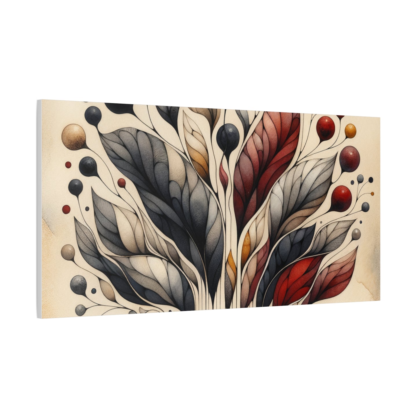 Abstract Floral Art - Matte Canvas, Stretched, 1.25"