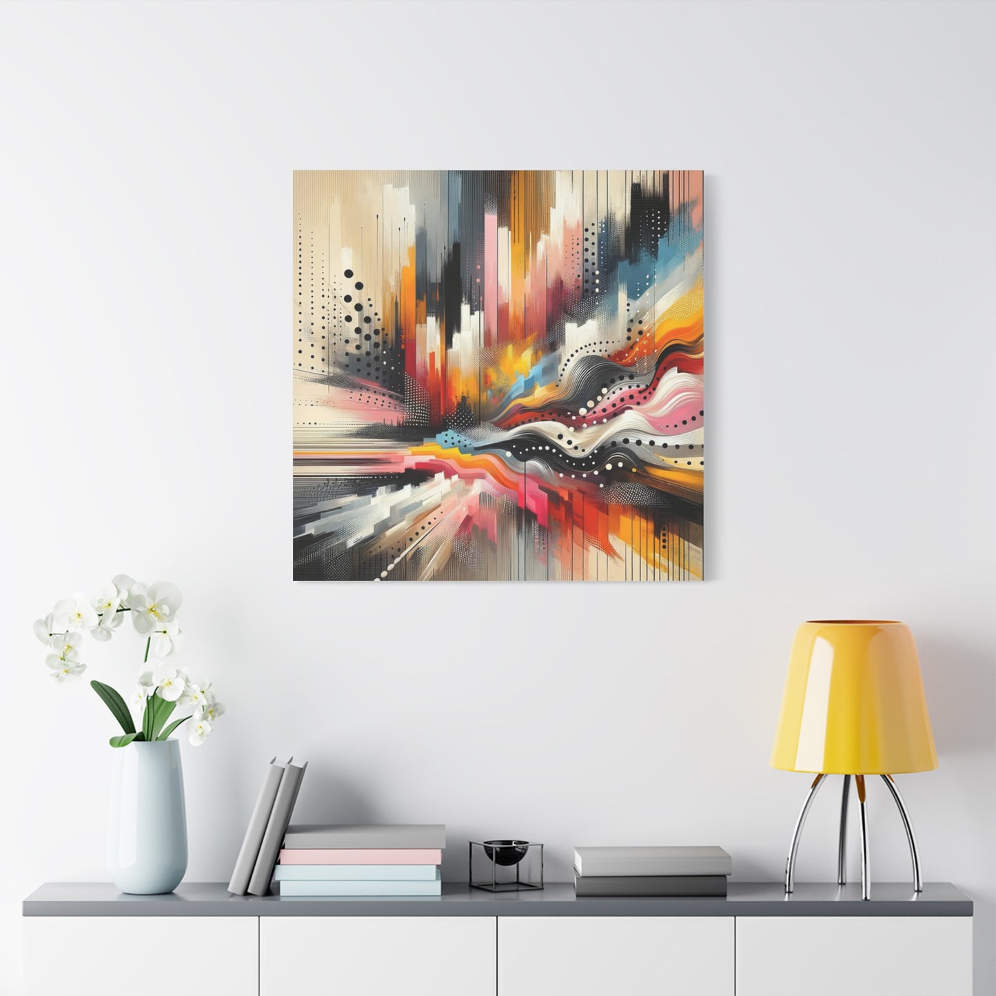 Abstract Color Symphony - Matte Canvas, Stretched, 1.25"