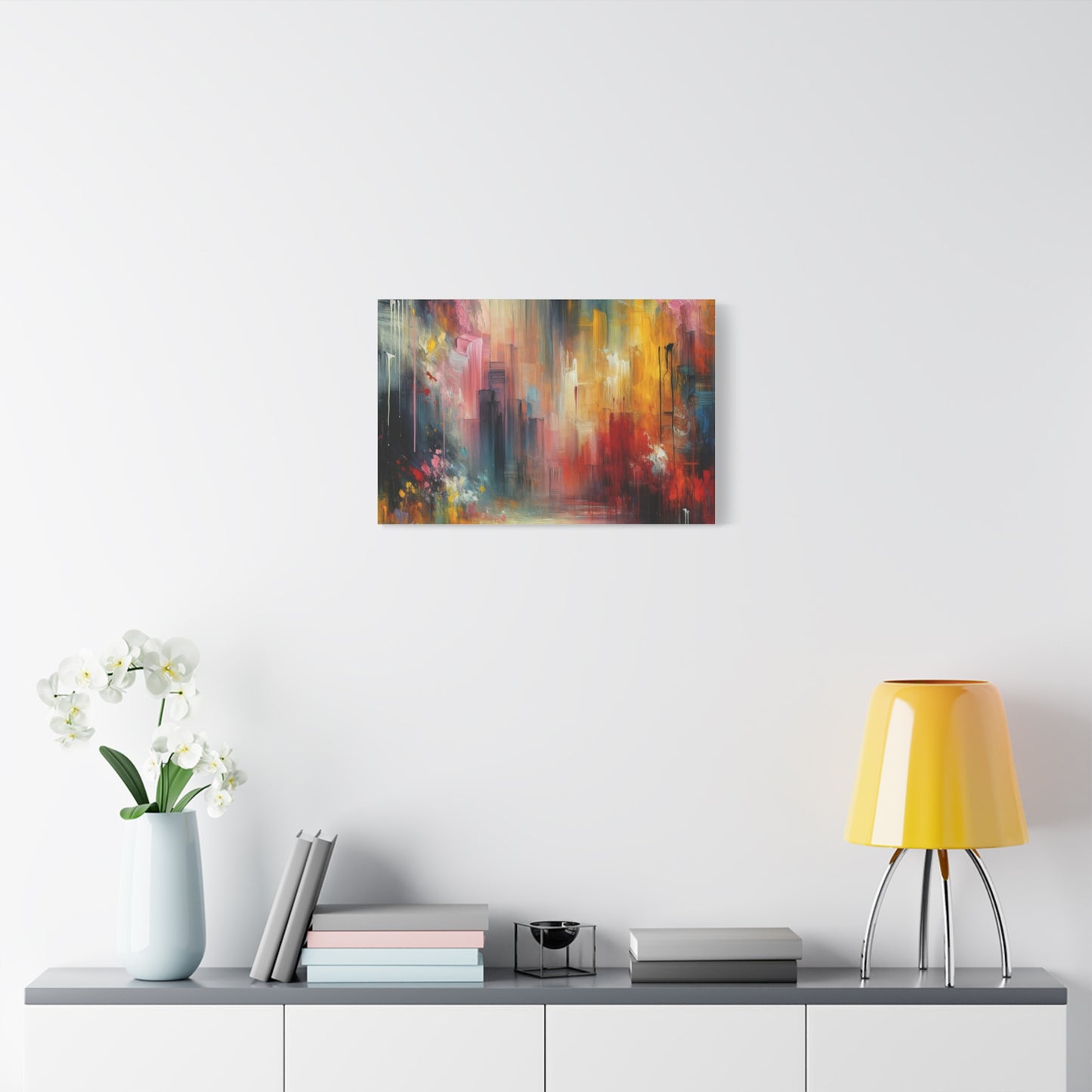 Abstract Brushstrokes - Matte Canvas, Stretched, 1.25"