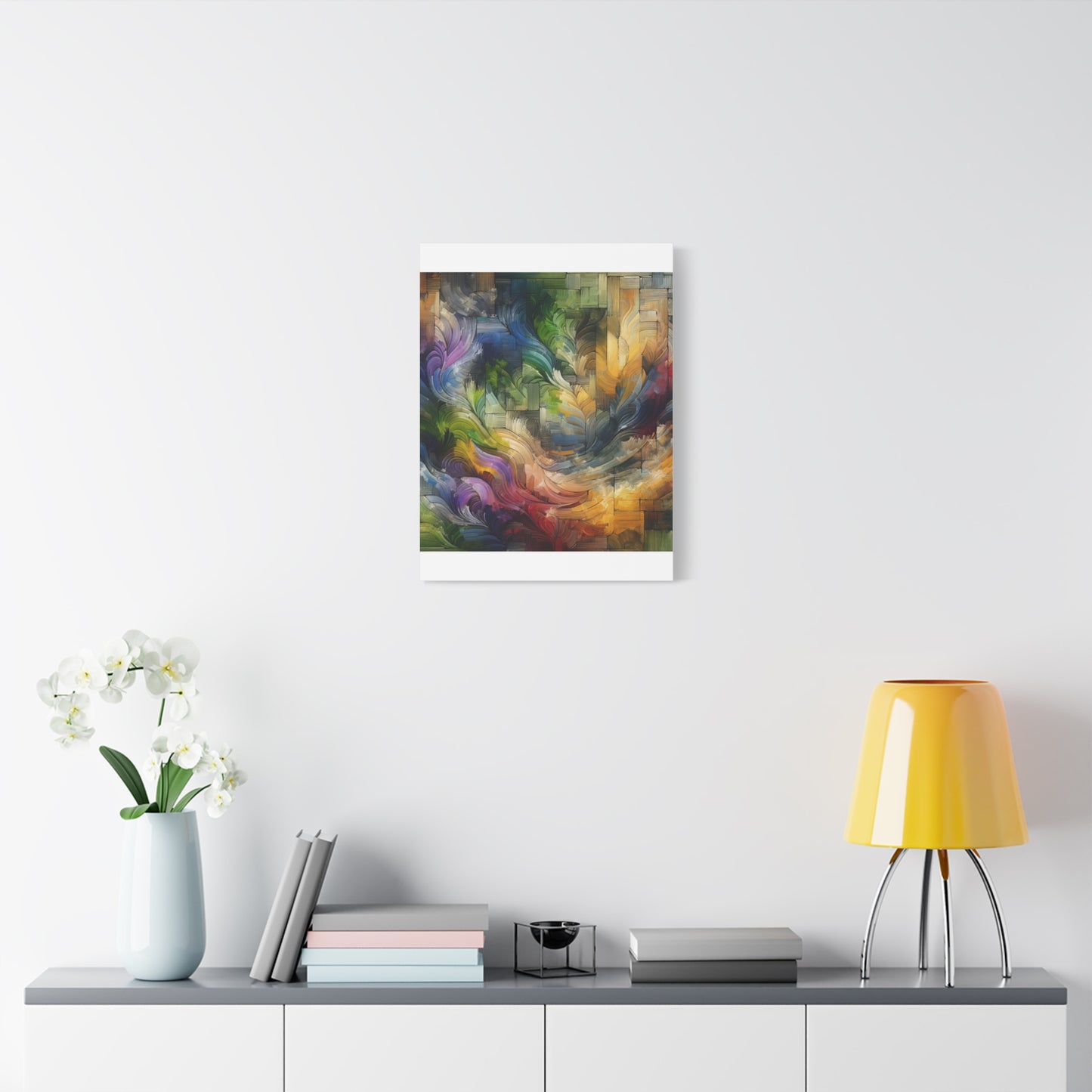 Colorful Abstract Swirls - Matte Canvas, Stretched, 1.25"