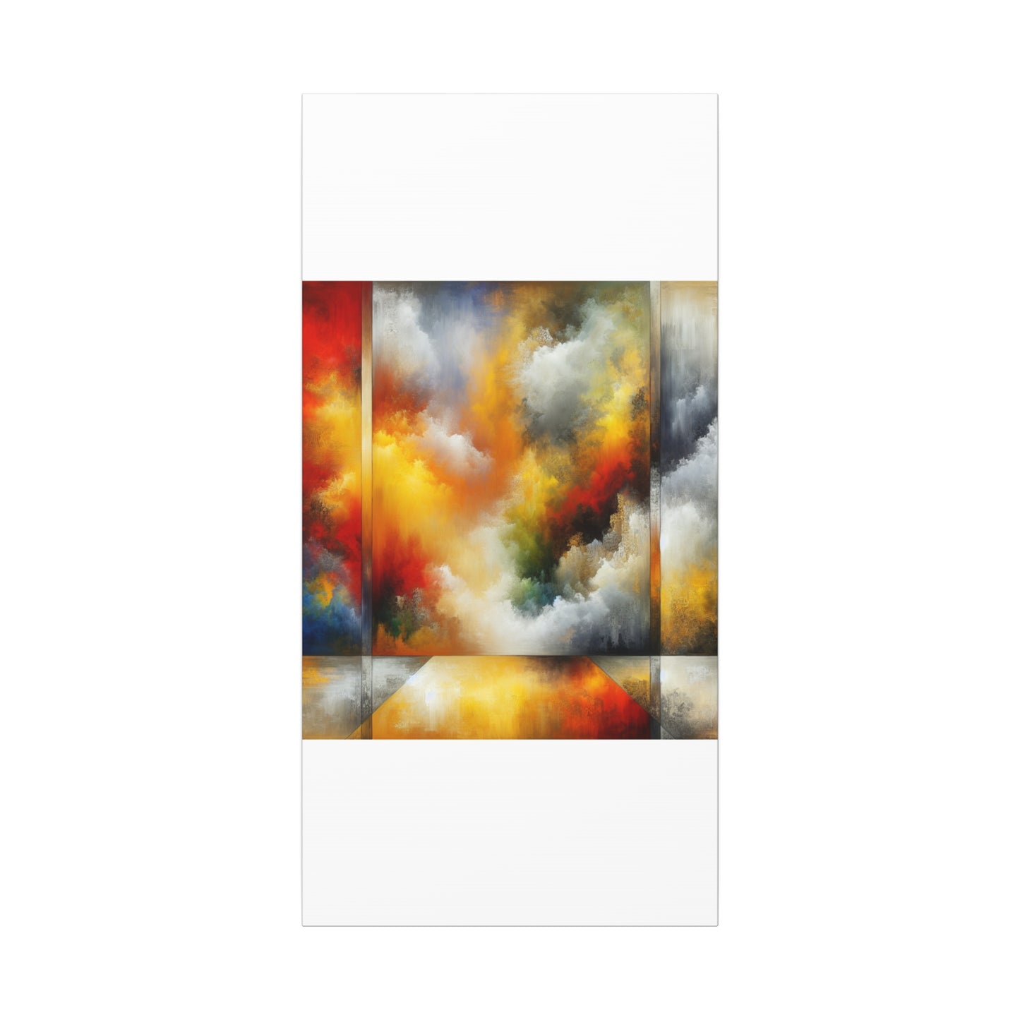 Abstract Colorful Clouds - Matte Canvas, Stretched, 1.25"