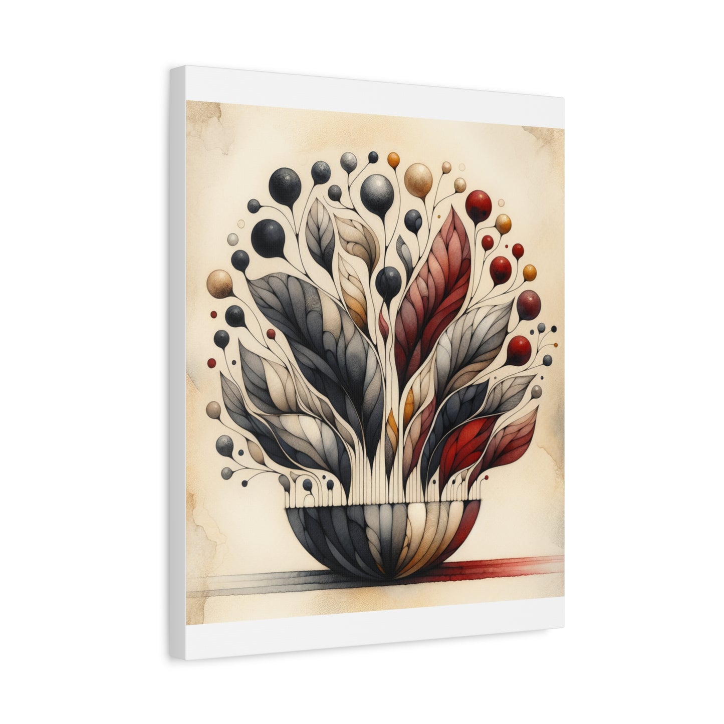 Abstract Floral Art - Matte Canvas, Stretched, 1.25"