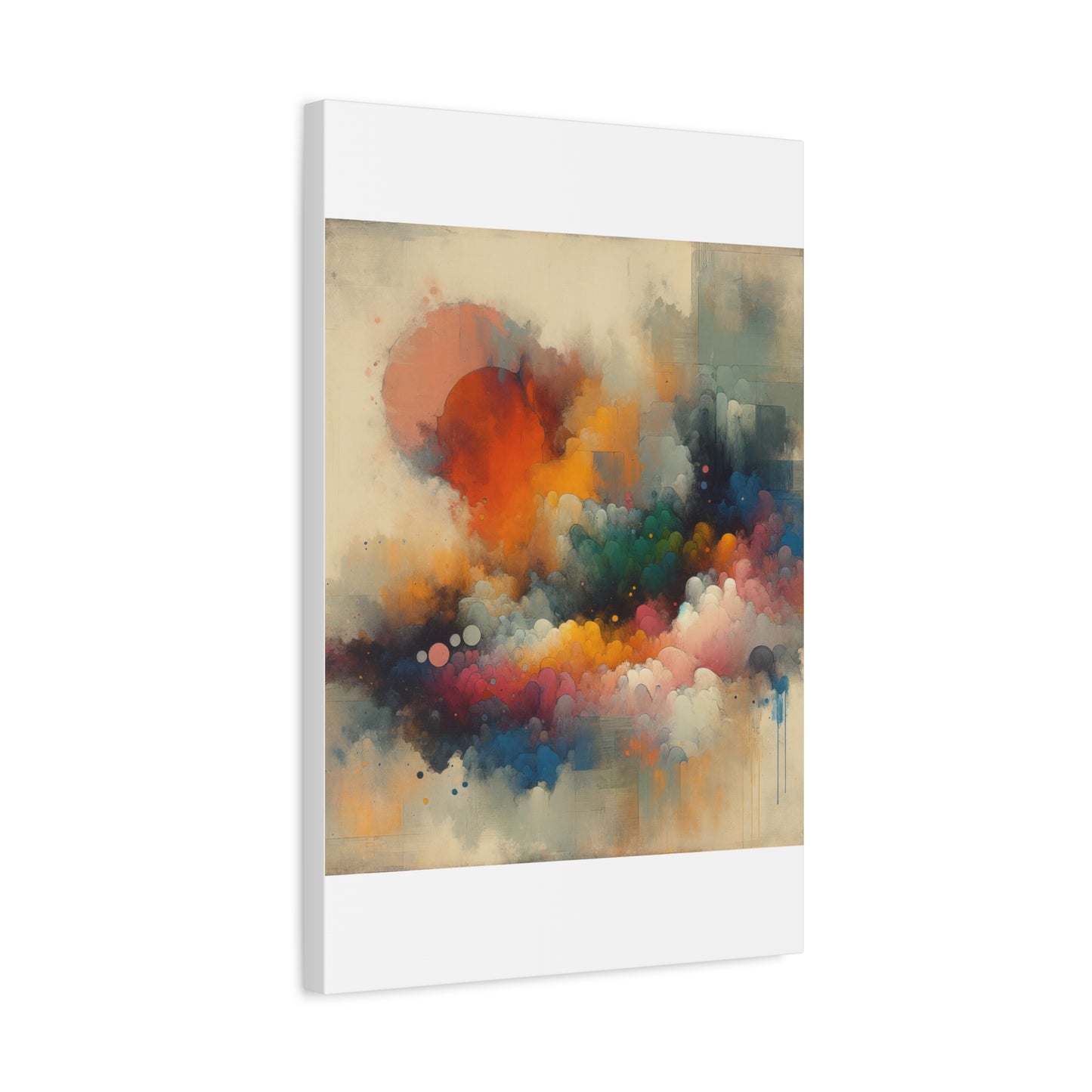 Colorful Abstract Clouds - Matte Canvas, Stretched, 1.25"