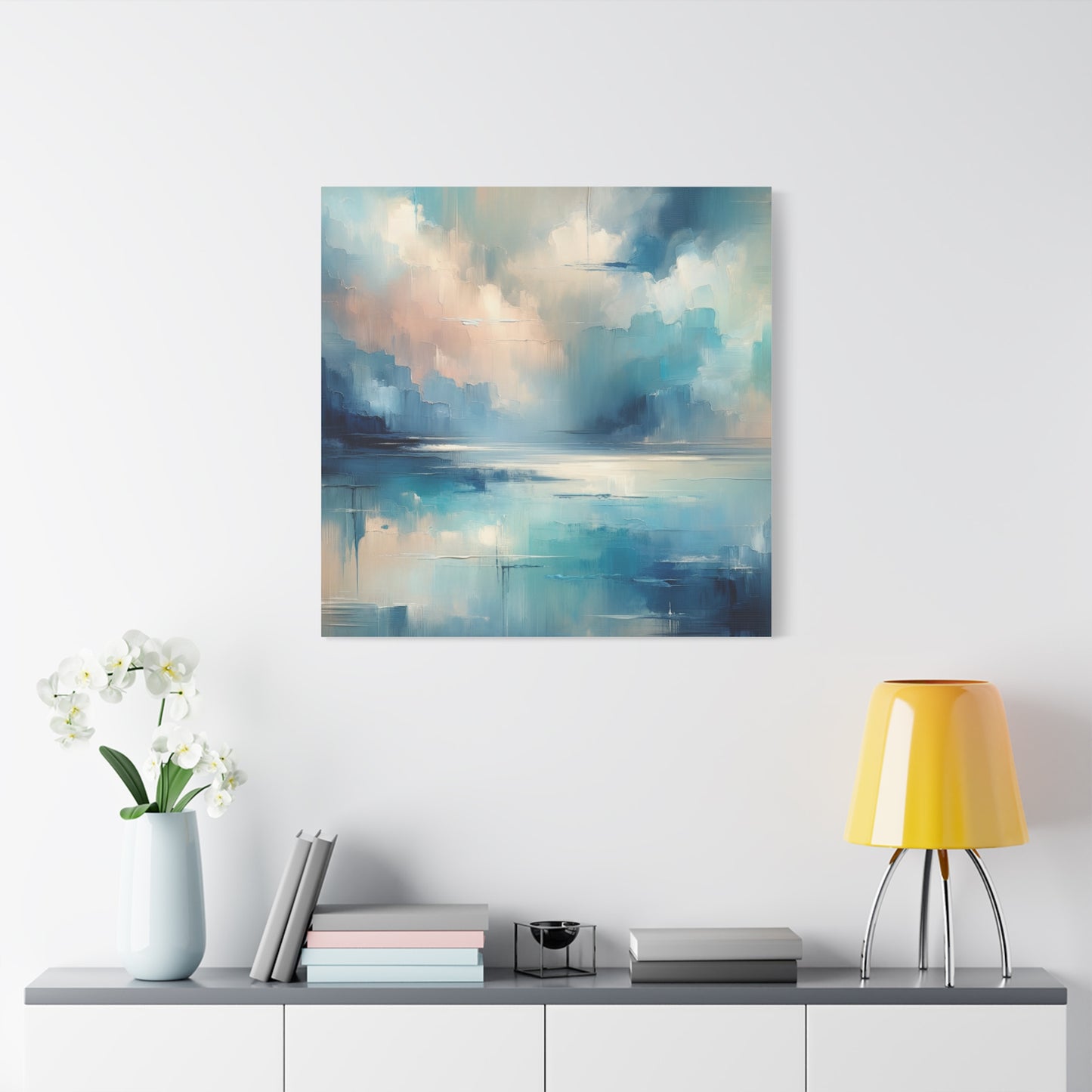 Abstract Sky Reflection - Matte Canvas, Stretched, 1.25"