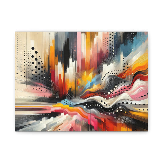 Abstract Color Symphony - Matte Canvas, Stretched, 1.25"