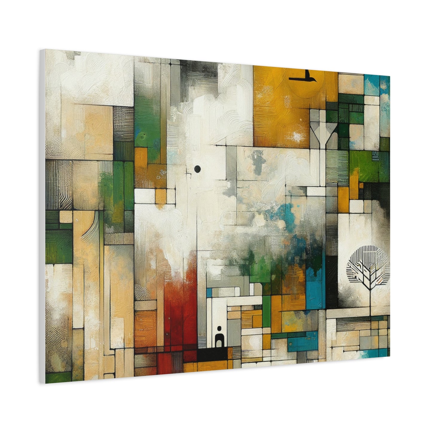 Abstract Geometric Art - Matte Canvas, Stretched, 1.25"