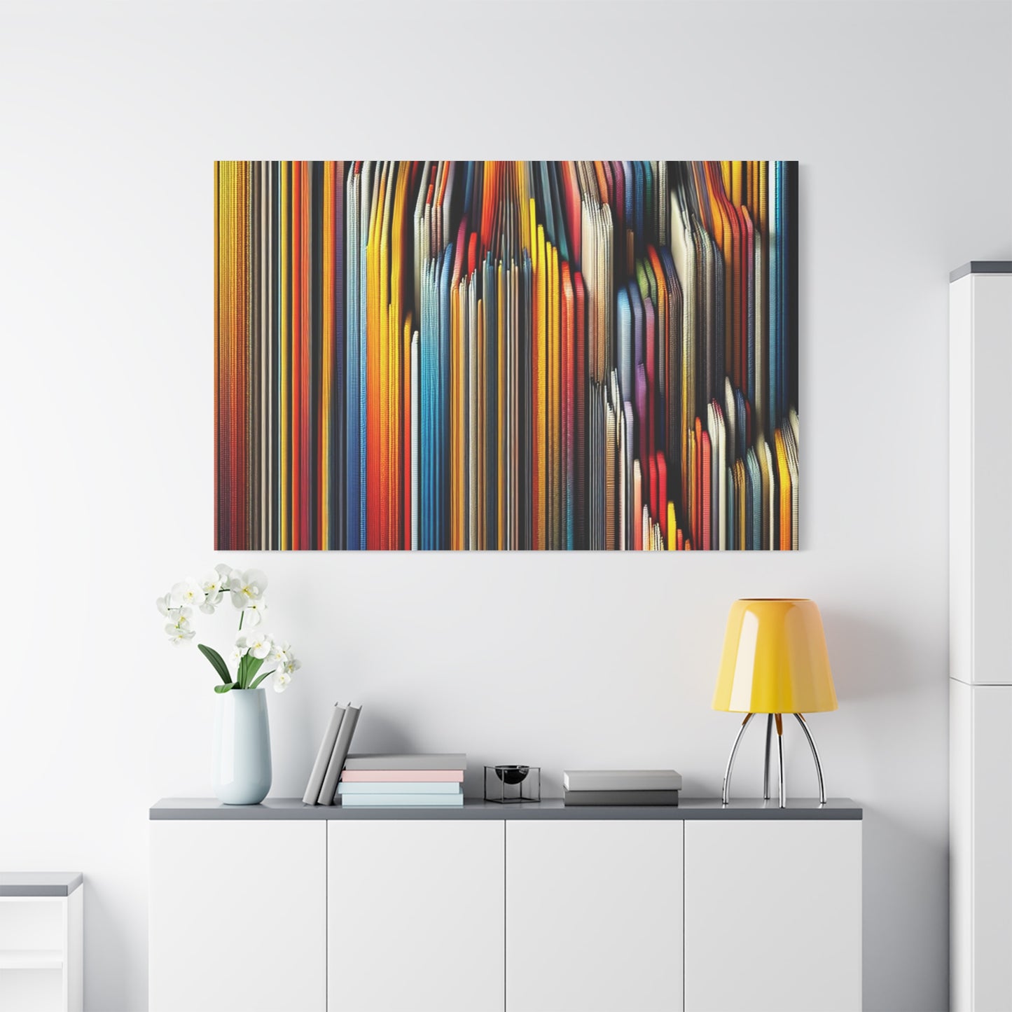 Vibrant Abstract Lines - Matte Canvas, Stretched, 1.25"